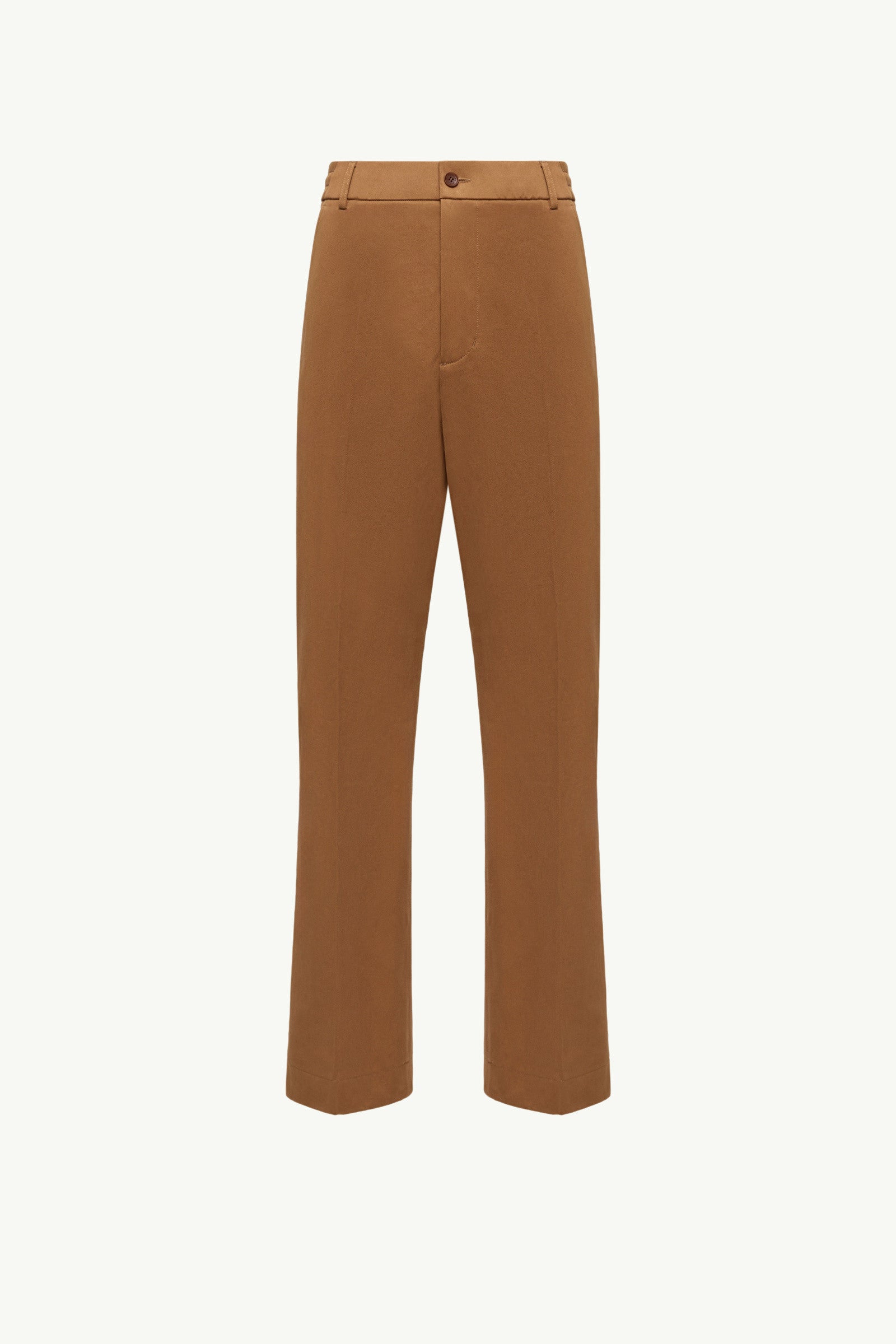 Moncler Cotton Tailored Pants Light Brown Light Brown