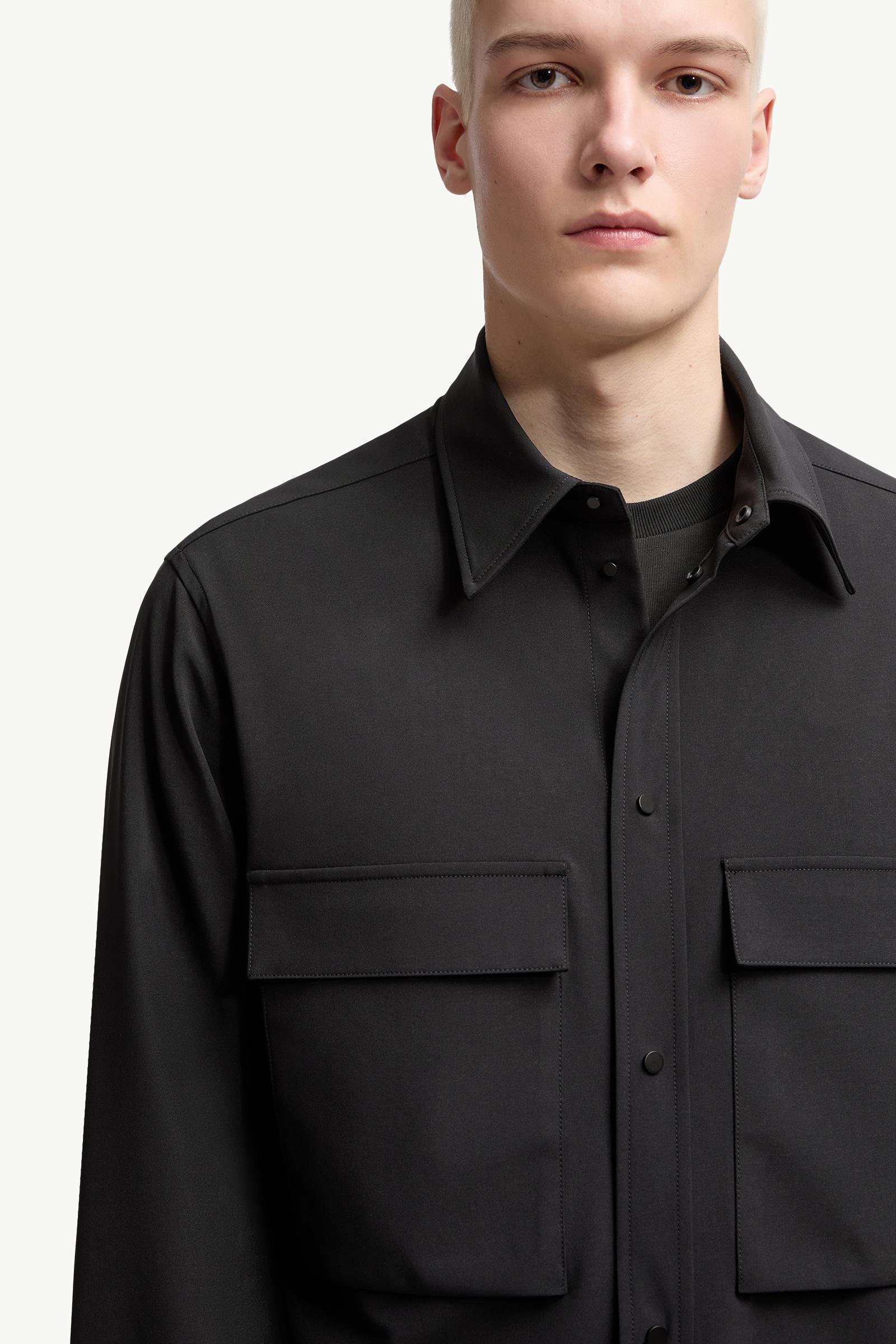 Moncler Long Sleeve Shirt Black Black