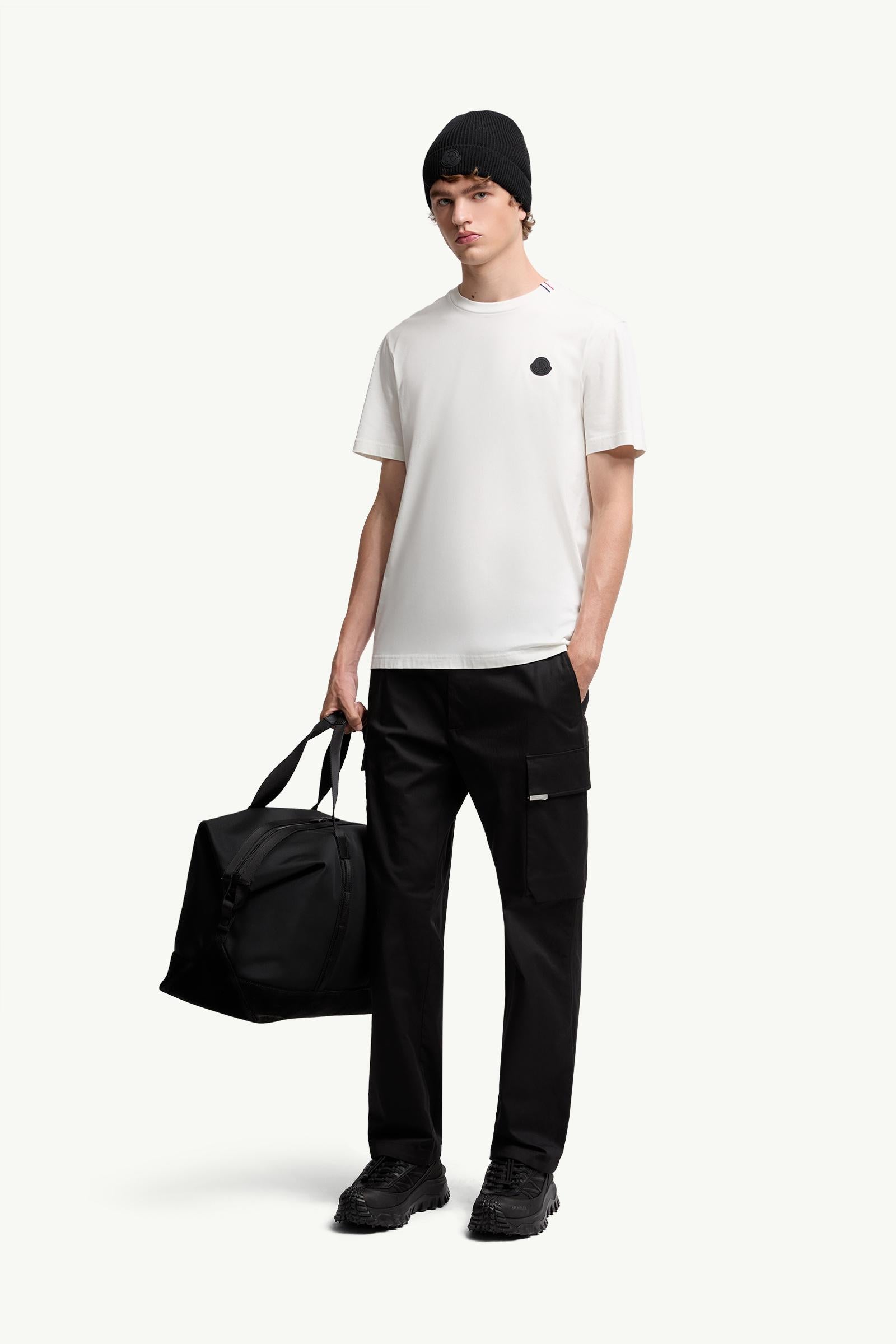 Moncler Cotton T-Shirt White White
