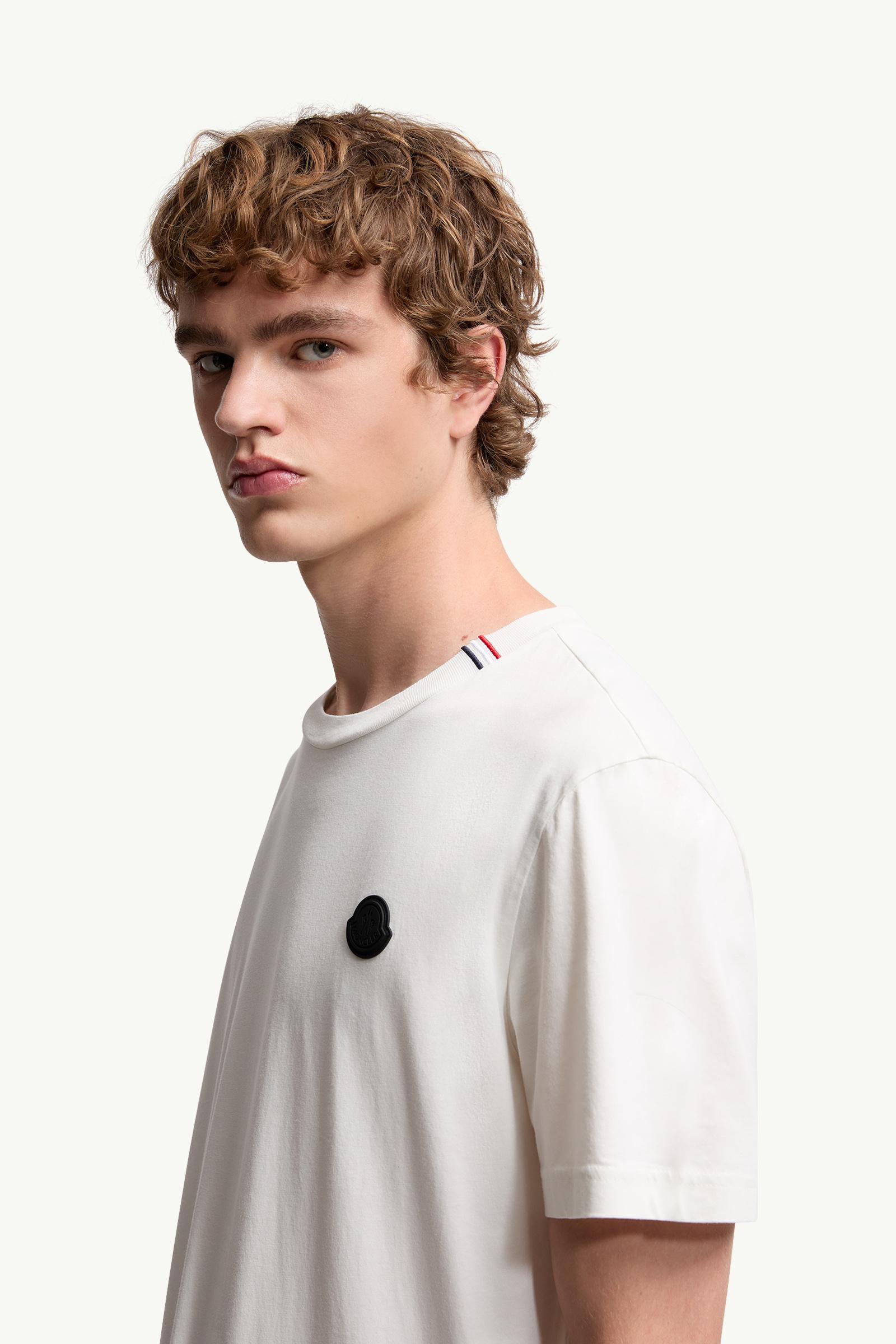 Moncler Cotton T-Shirt White White