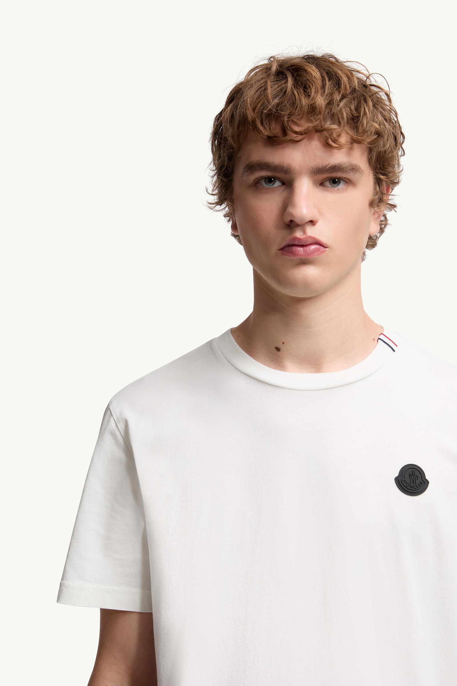 Moncler Cotton T-Shirt White White