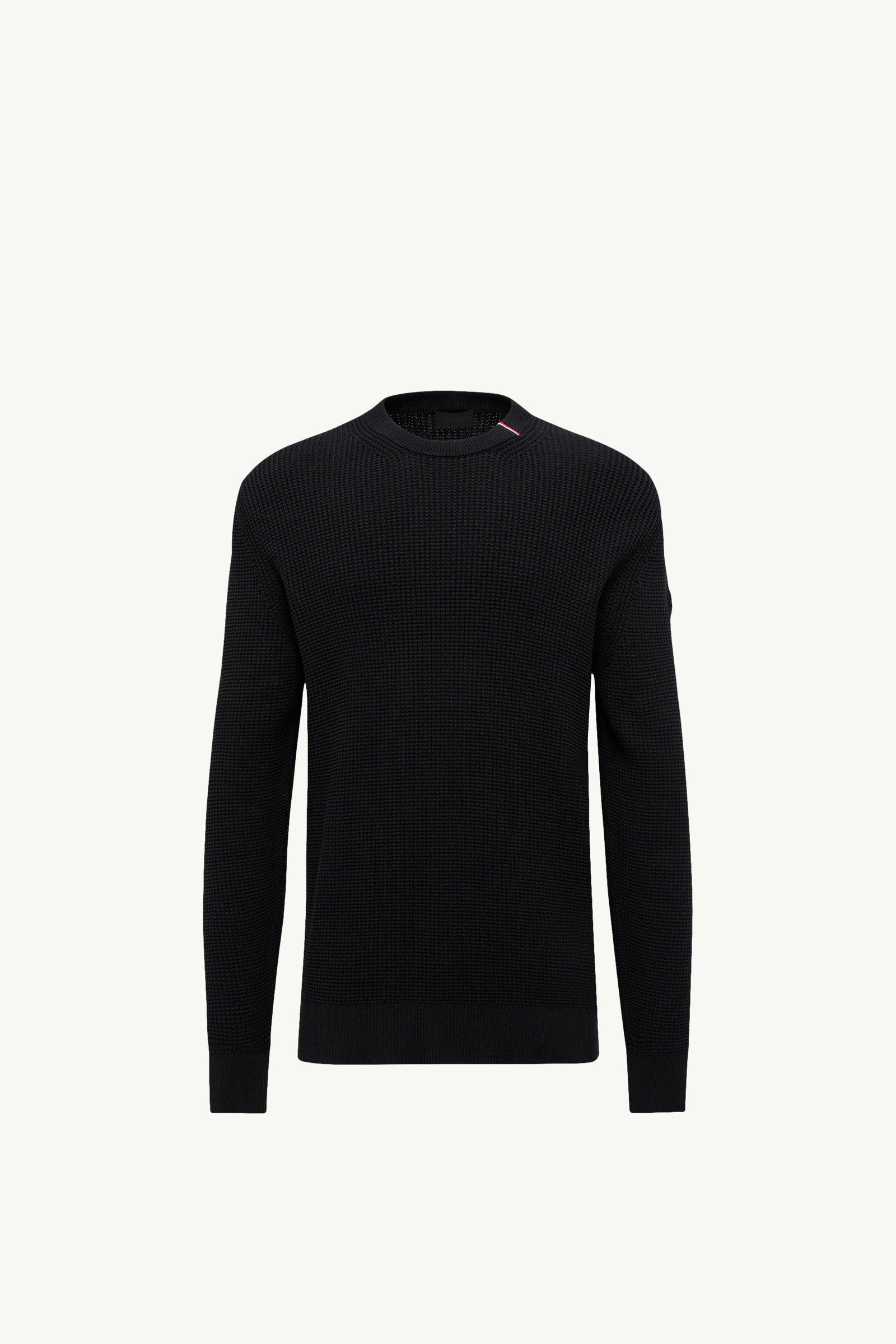 Moncler Cotton Sweater Black Black