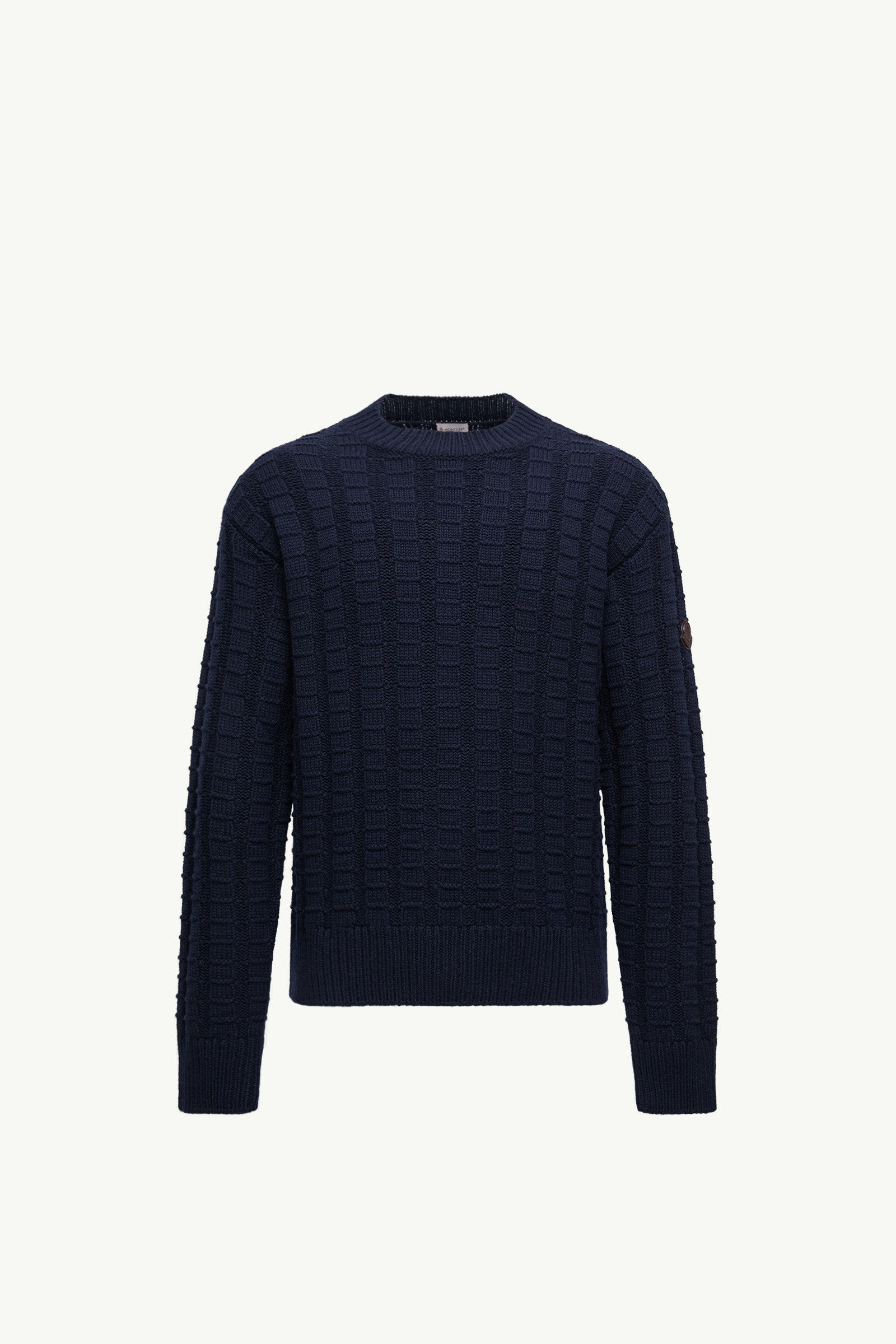 Moncler Wool & Cashmere Sweater Navy Blue Navy Blue