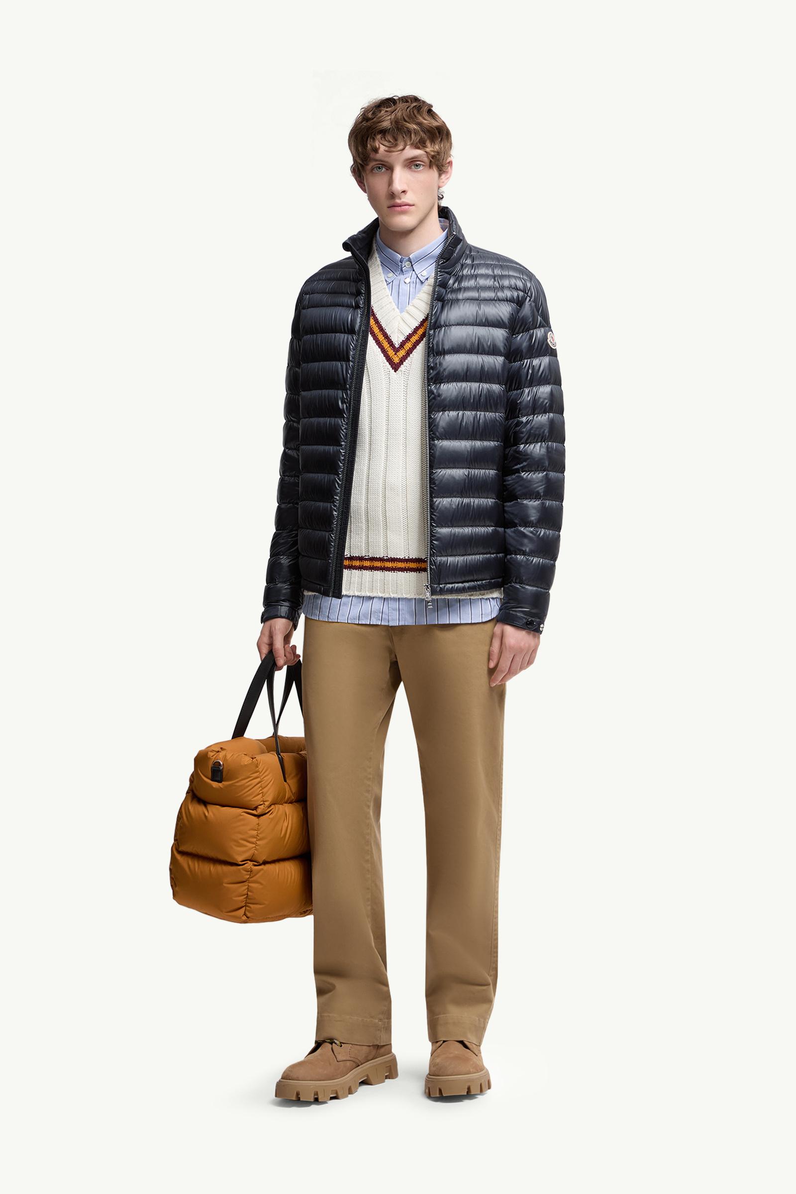 Moncler Wool & Cotton V-Neck Vest White White