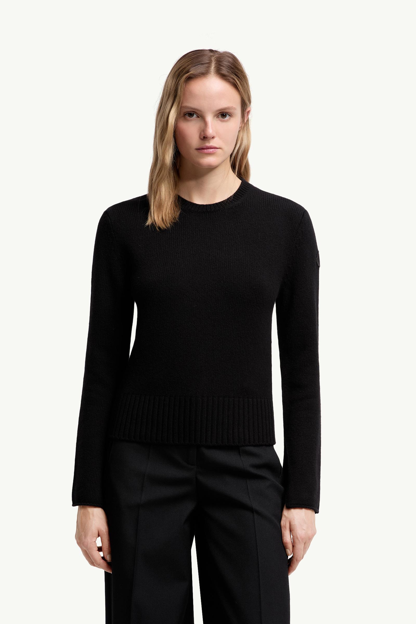 Moncler Wool & Cashmere Sweater Black Black