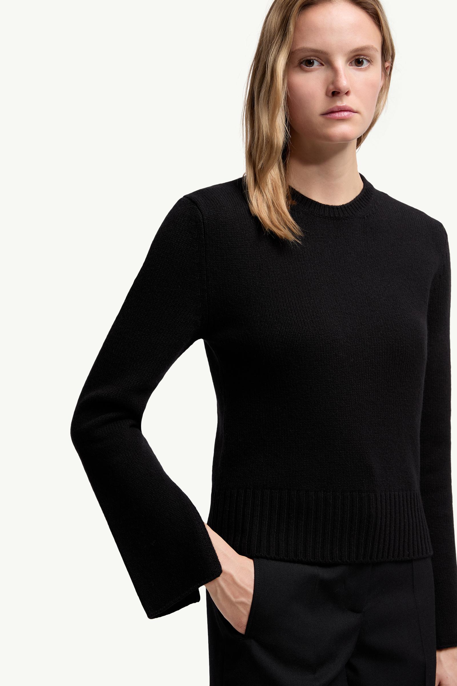 Moncler Wool & Cashmere Sweater Black Black