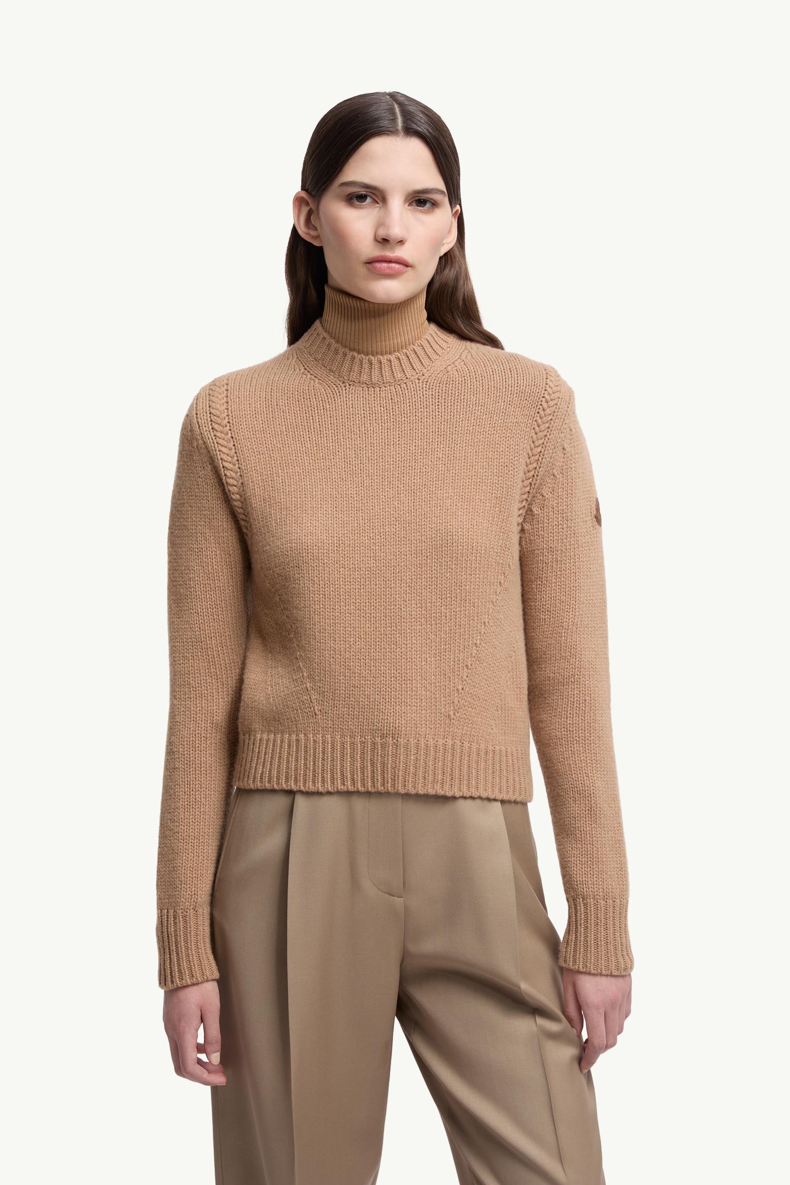 Moncler Wool & Cashmere Sweater Beige Beige