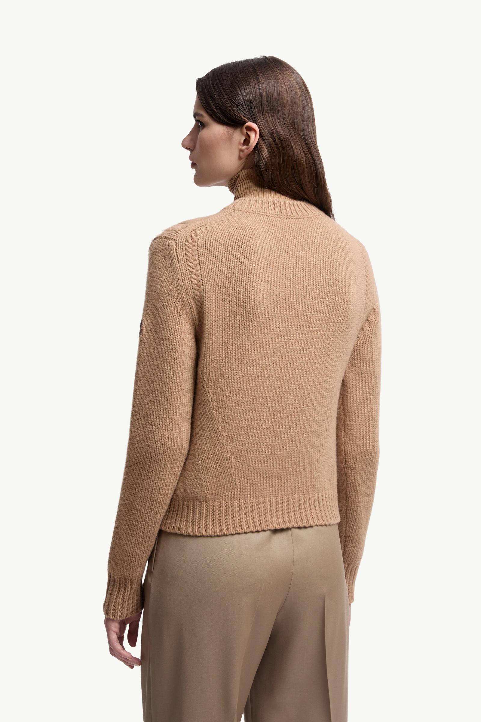 Moncler Wool & Cashmere Sweater Beige Beige