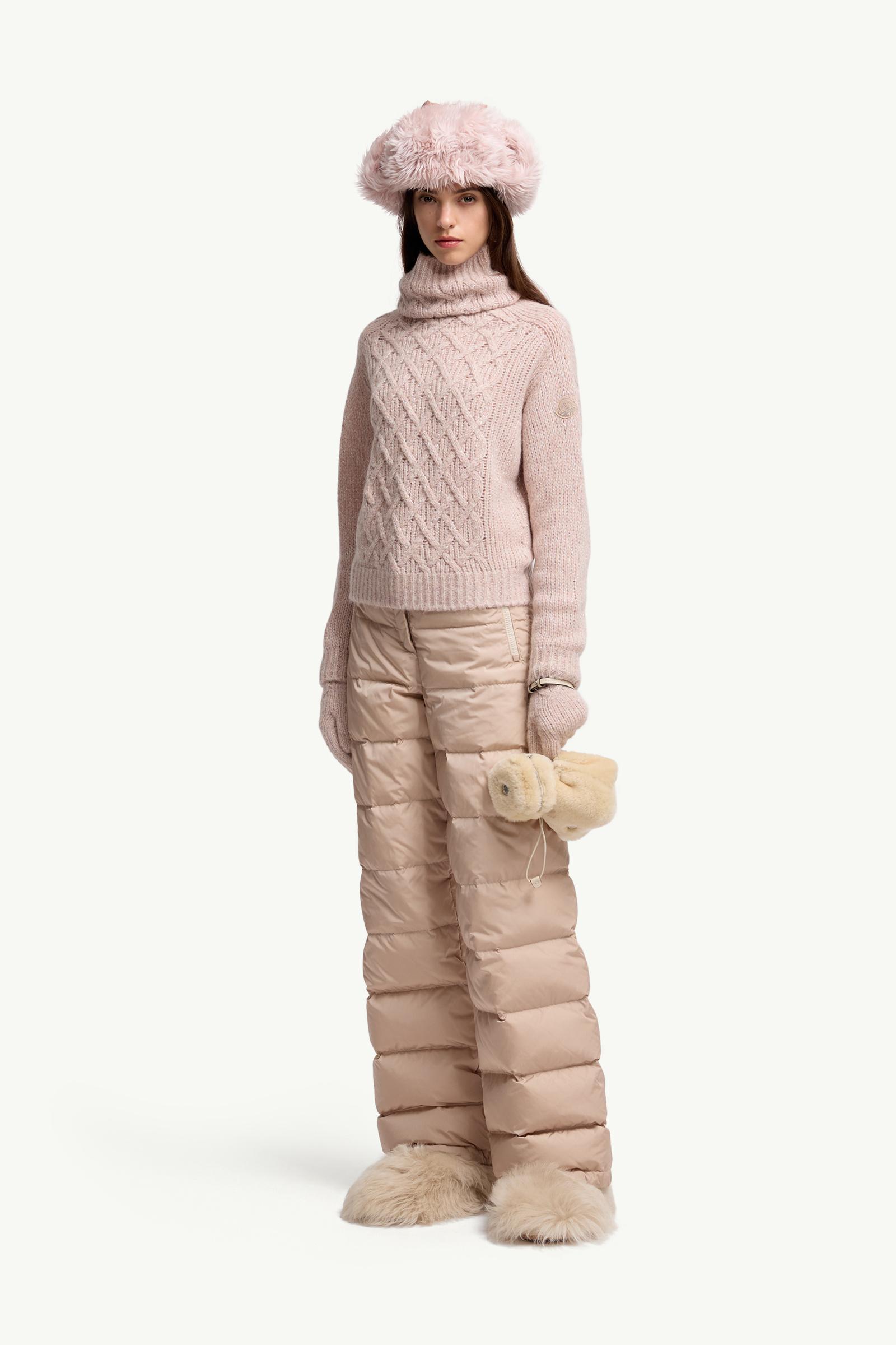 Moncler Alpaca Blend Turtleneck Sweater Rose Pink Rose Pink