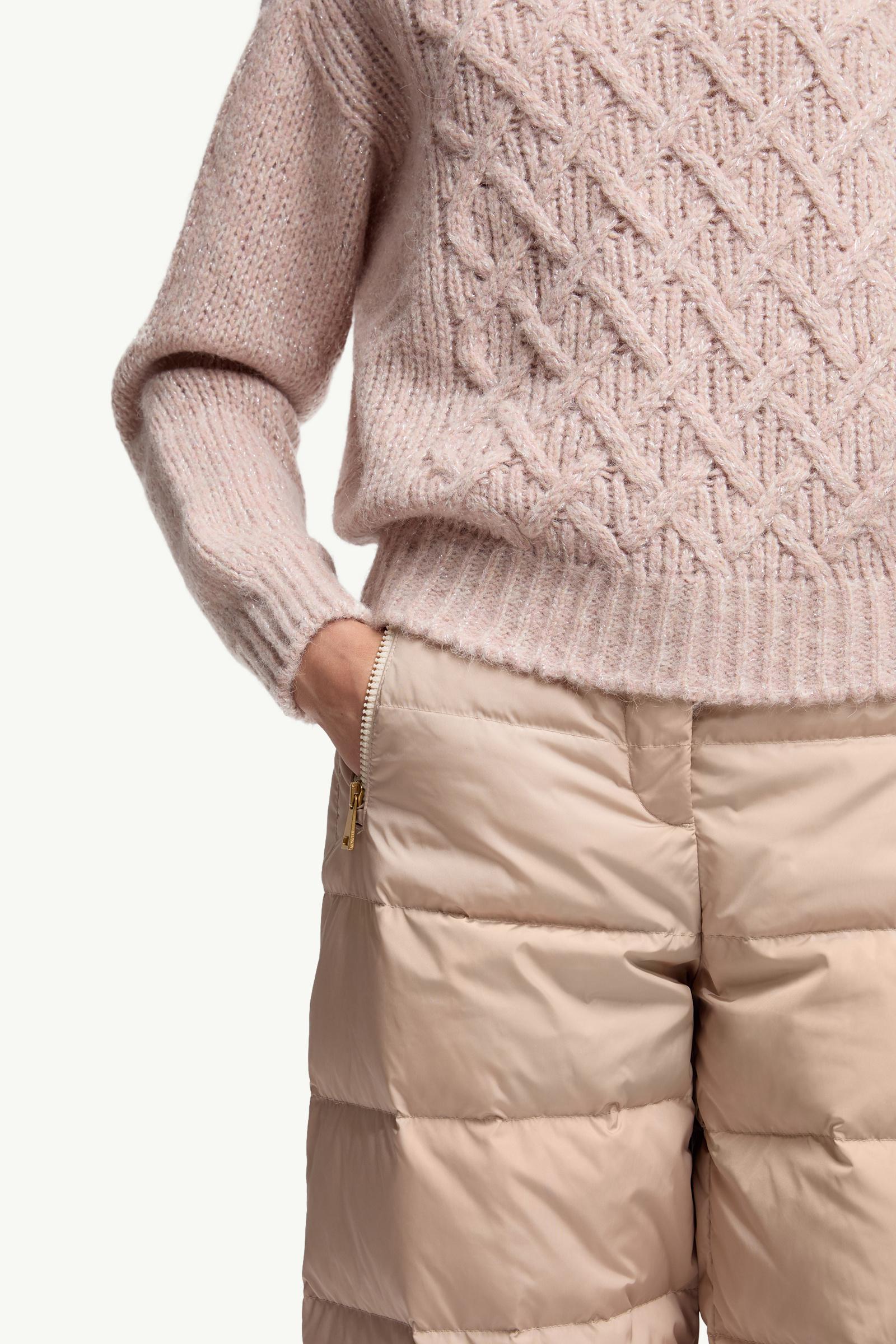 Moncler Alpaca Blend Turtleneck Sweater Rose Pink Rose Pink