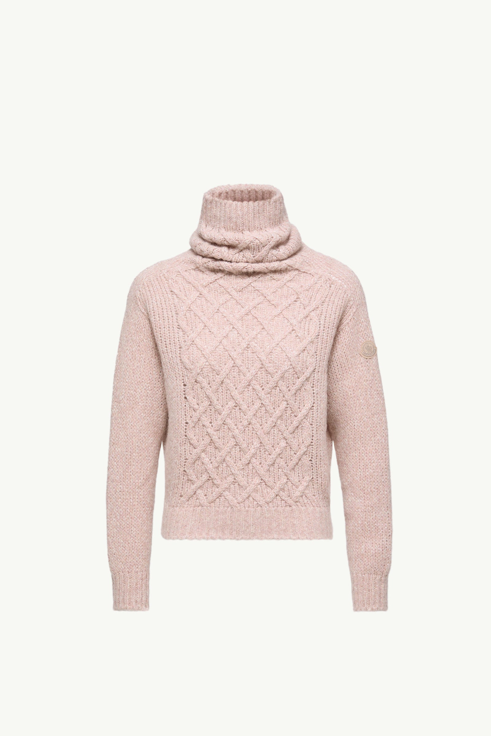 Moncler Alpaca Blend Turtleneck Sweater Rose Pink Rose Pink