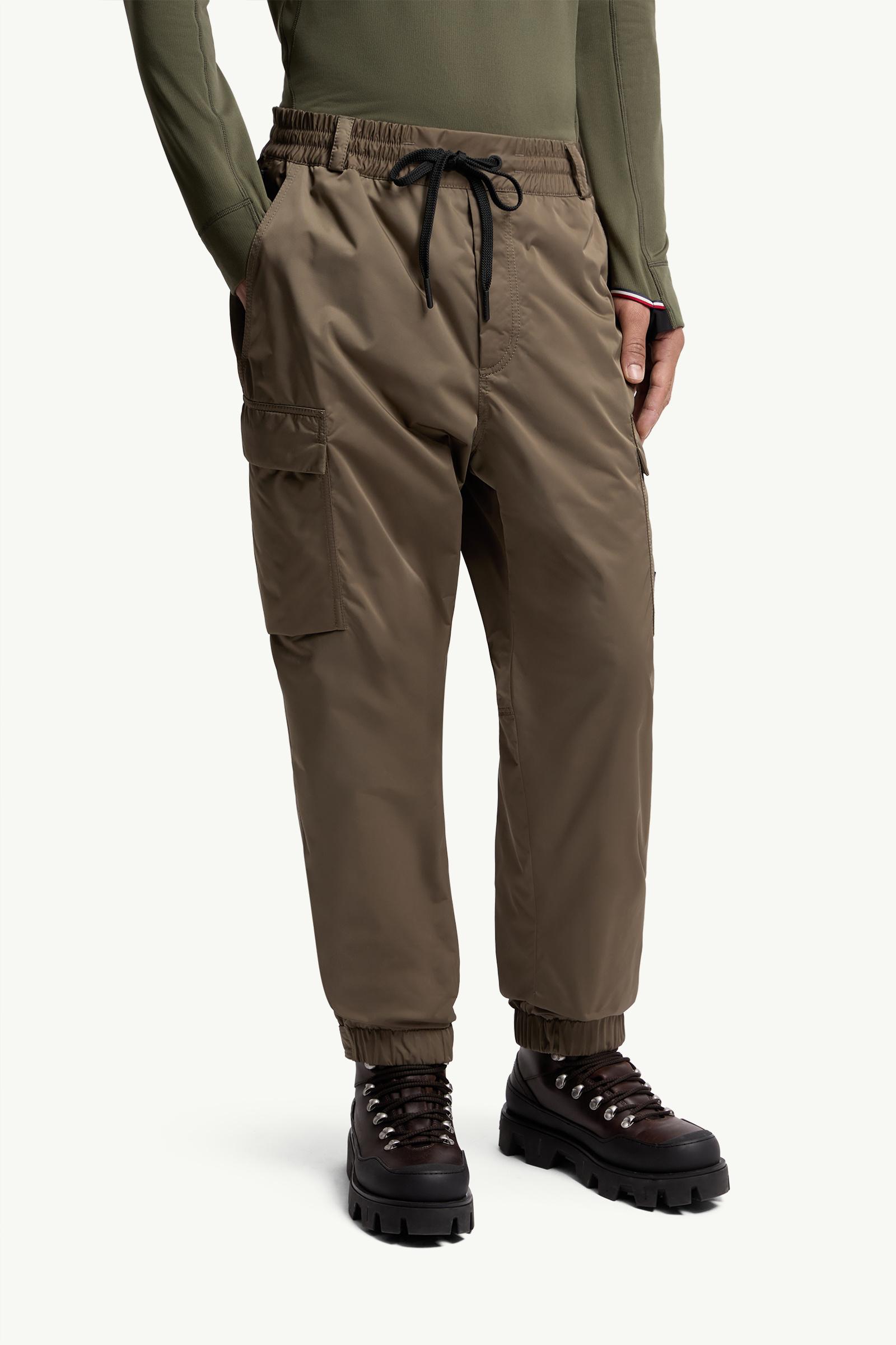 Moncler Gabardine Cargo Pants Olive Green Olive Green