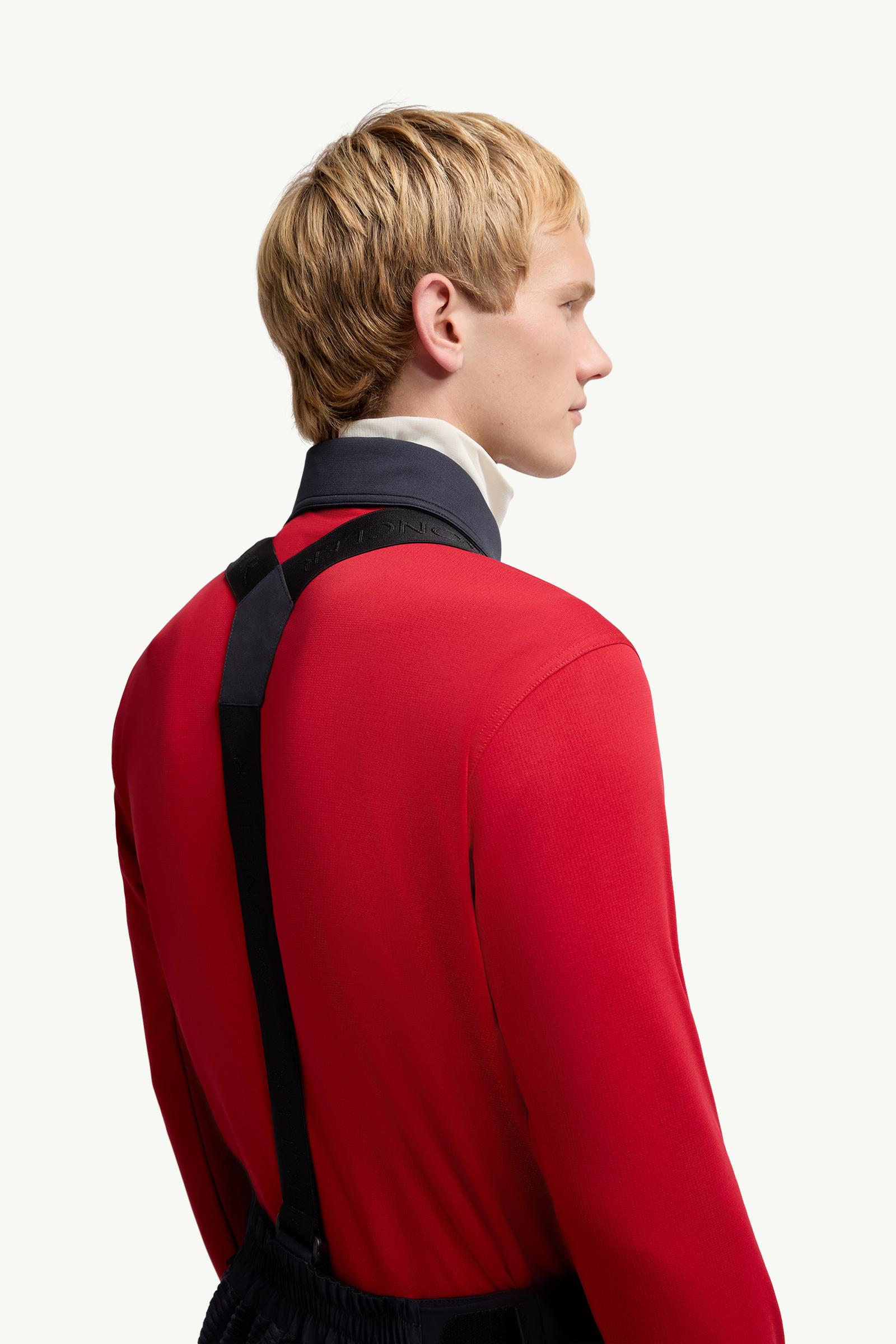 Moncler Padded Corduroy Ski Bib Navy Blue Navy Blue