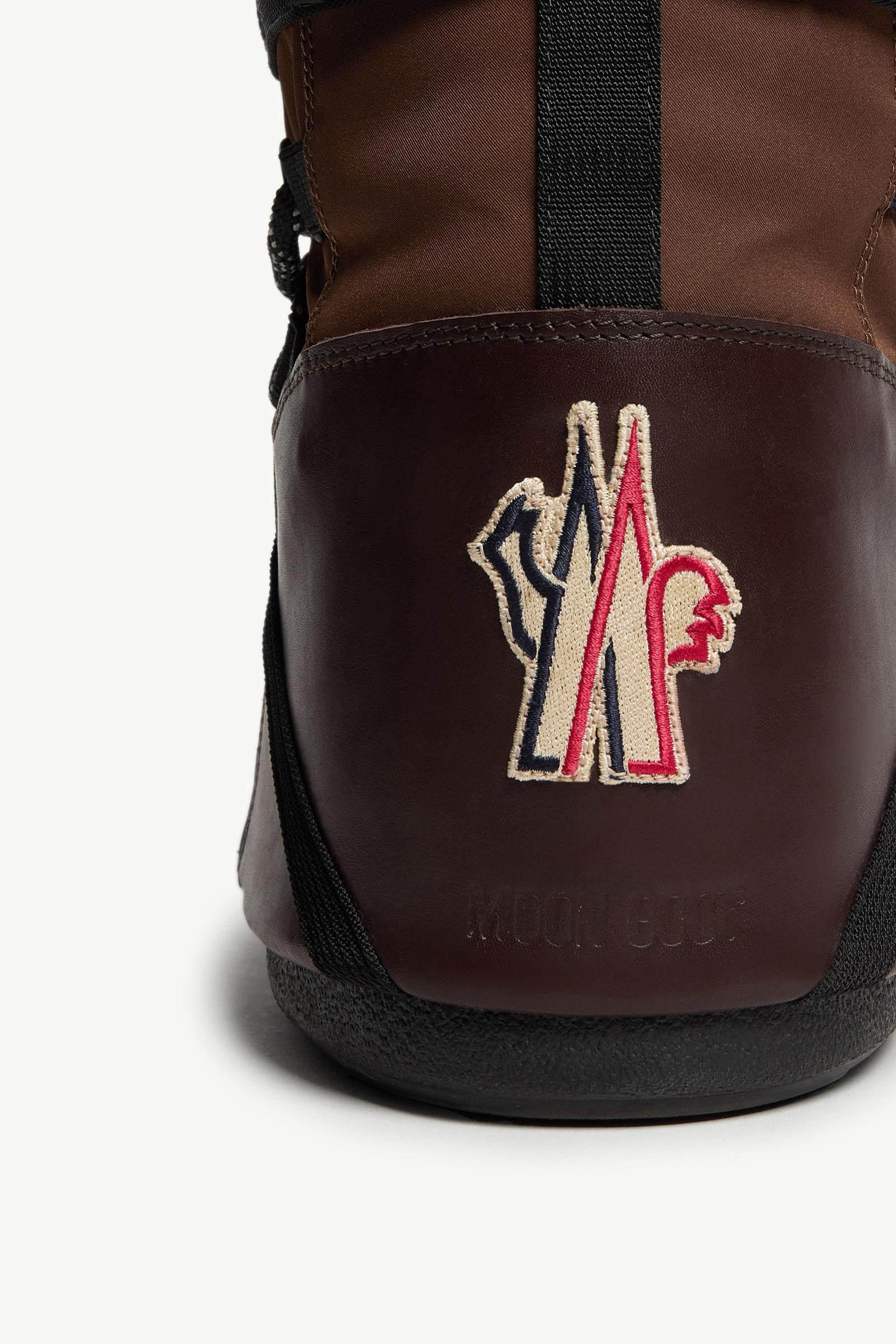 Moncler Moon Boot x Moncler Grenoble Icon Low Padded Snow Boot Brown