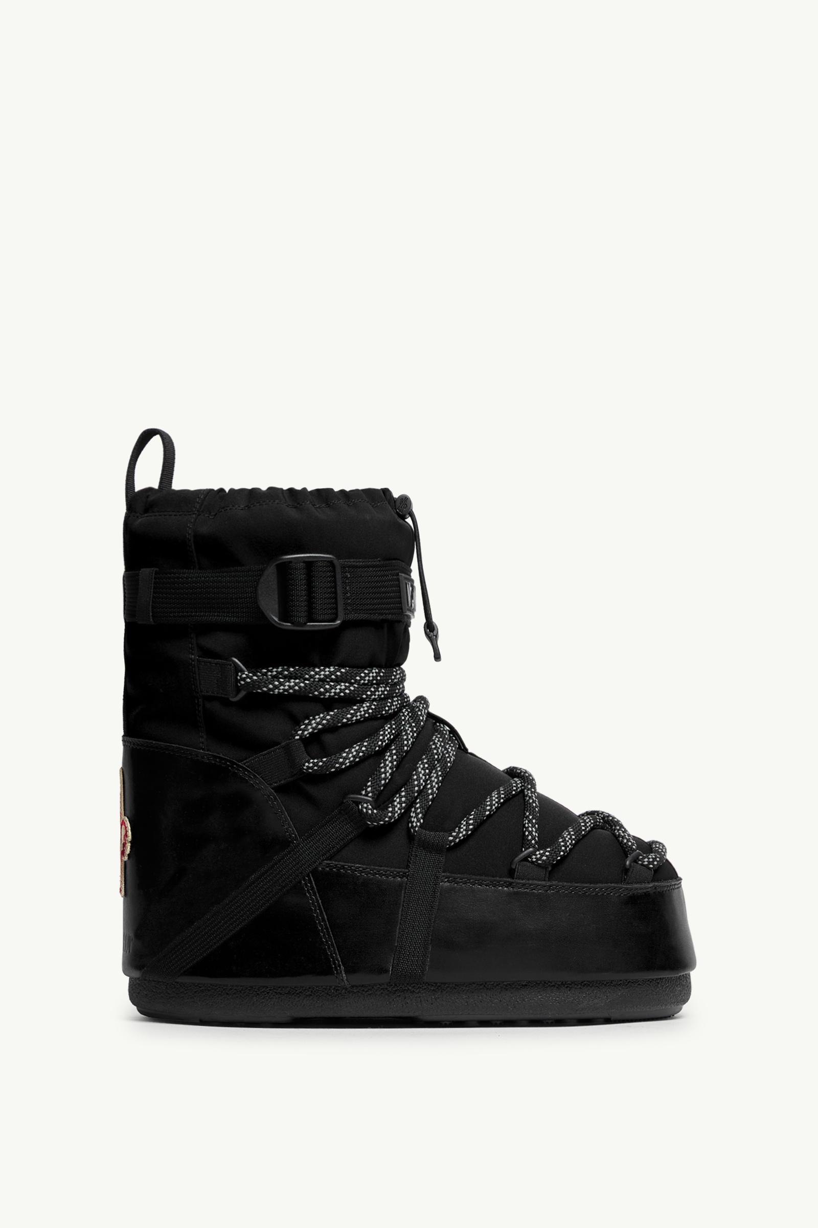 Moncler Moon Boot x Moncler Grenoble Icon Low Padded Snow Boot Black