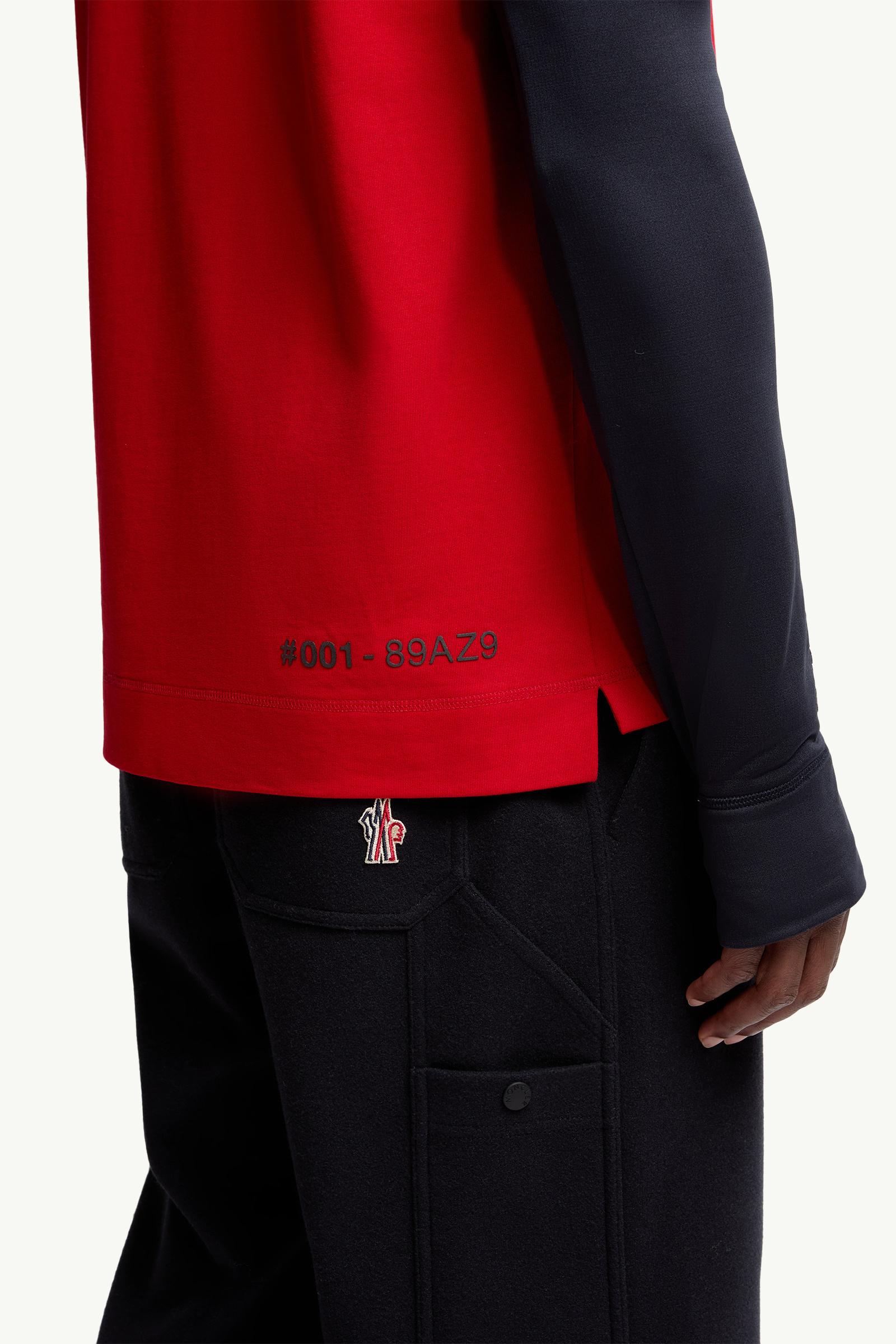 Moncler Logo Cotton T-Shirt Red Red