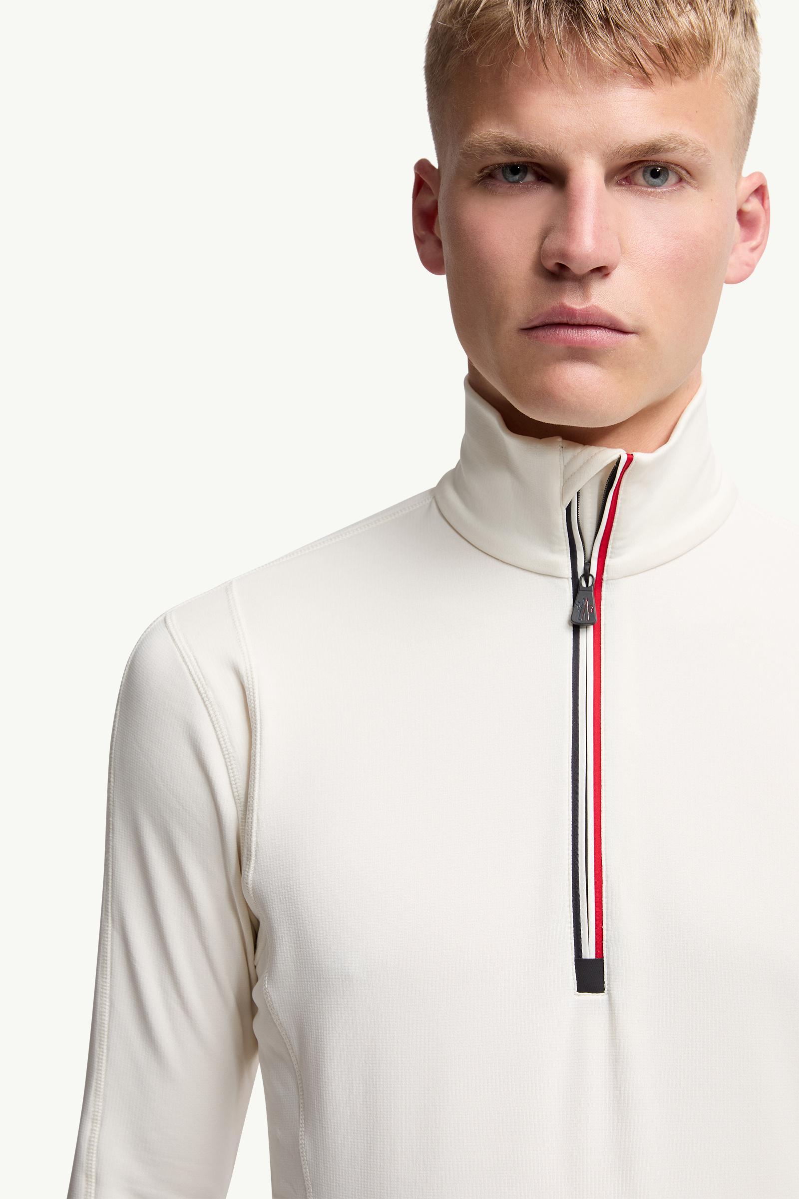 Moncler Polartec® Half-Zip Sweatshirt White White