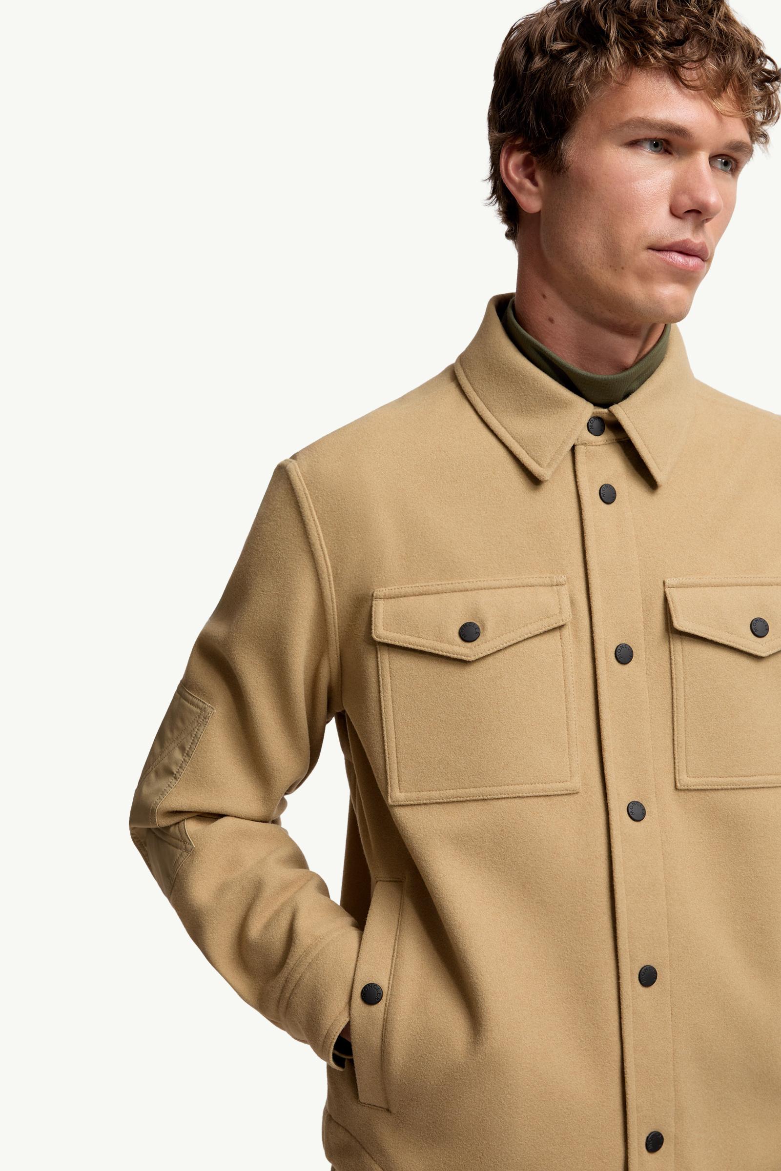 Moncler Long Sleeve Shirt Beige Beige
