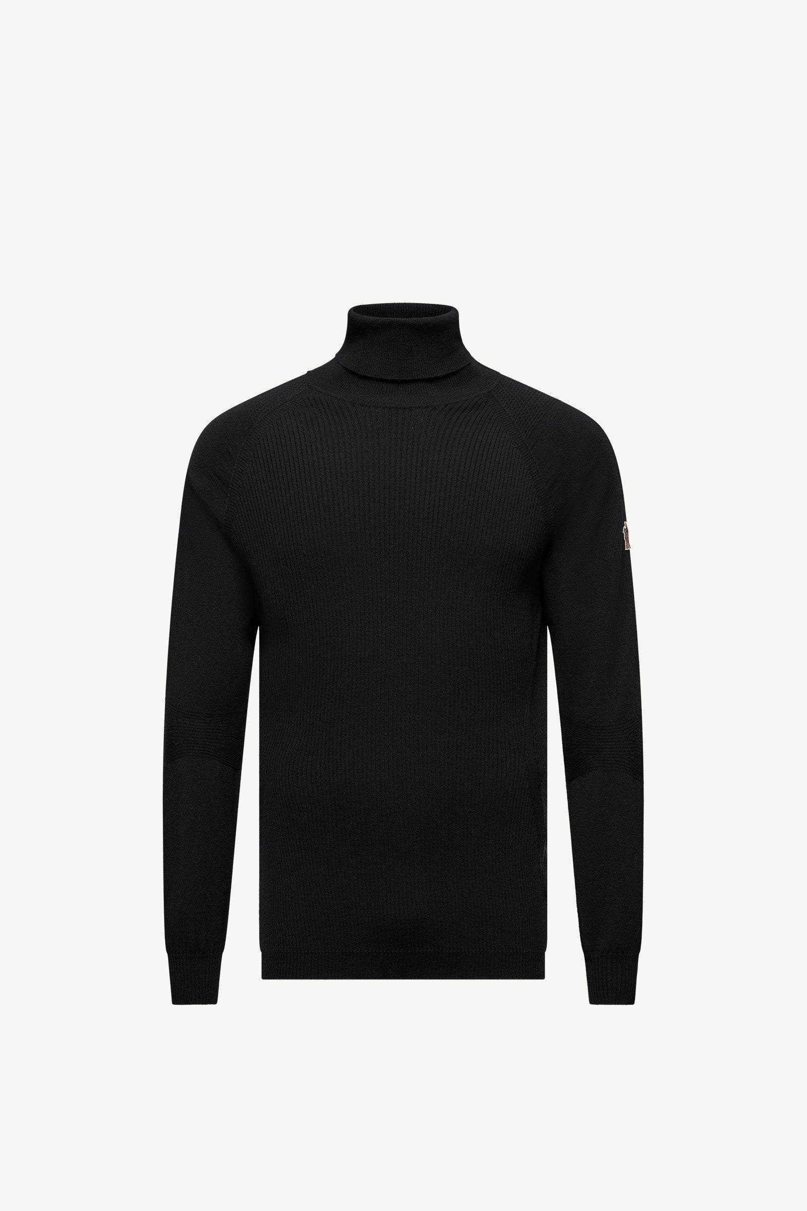 Moncler Wool Turtleneck Sweater Black Black