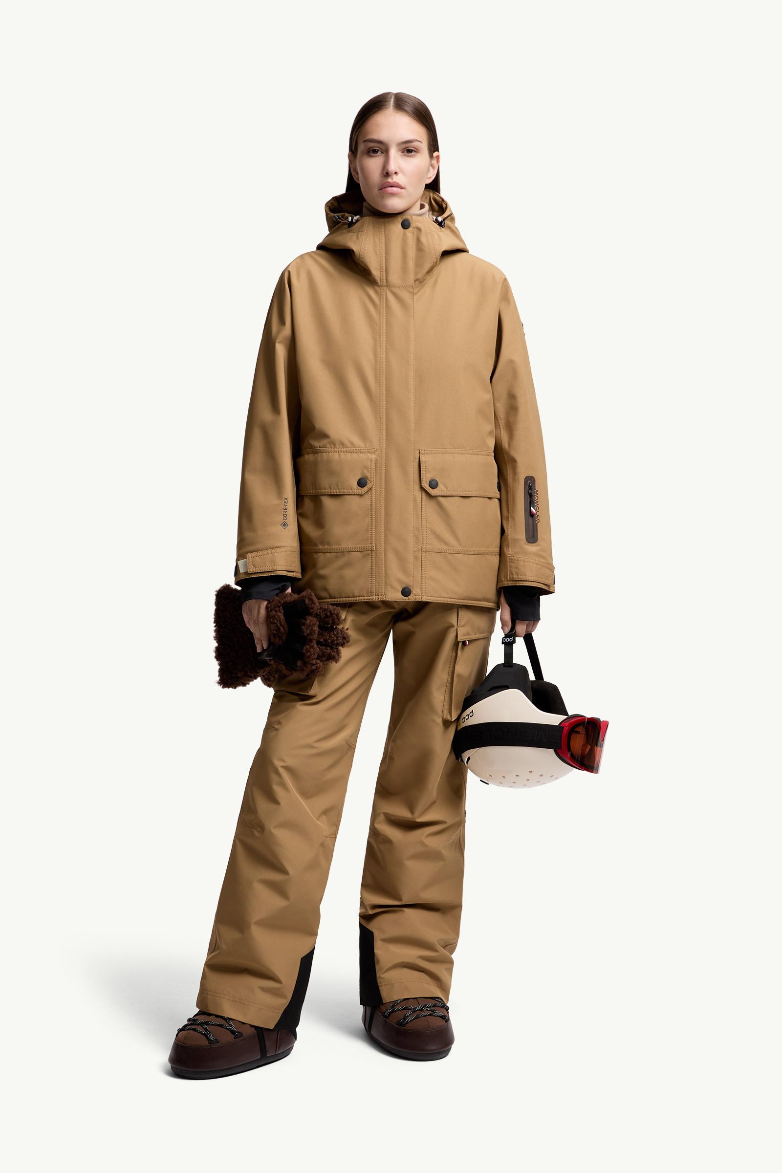 Moncler Padded Gore-Tex Laminate Ski Pants Light Brown Light Brown