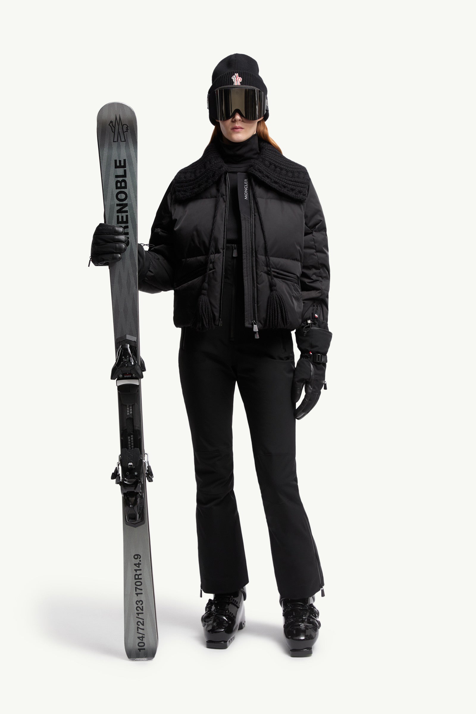 Moncler Padded Ski Bib Black Black