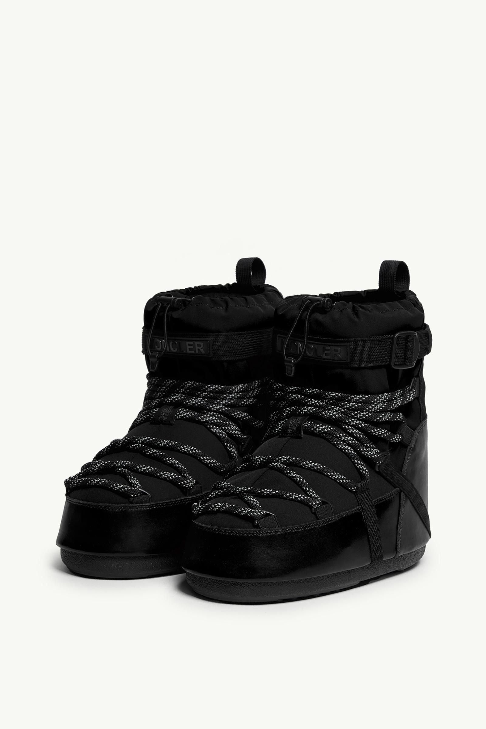Moncler Moon Boot x Moncler Grenoble Icon Low Padded Snow Boot Black