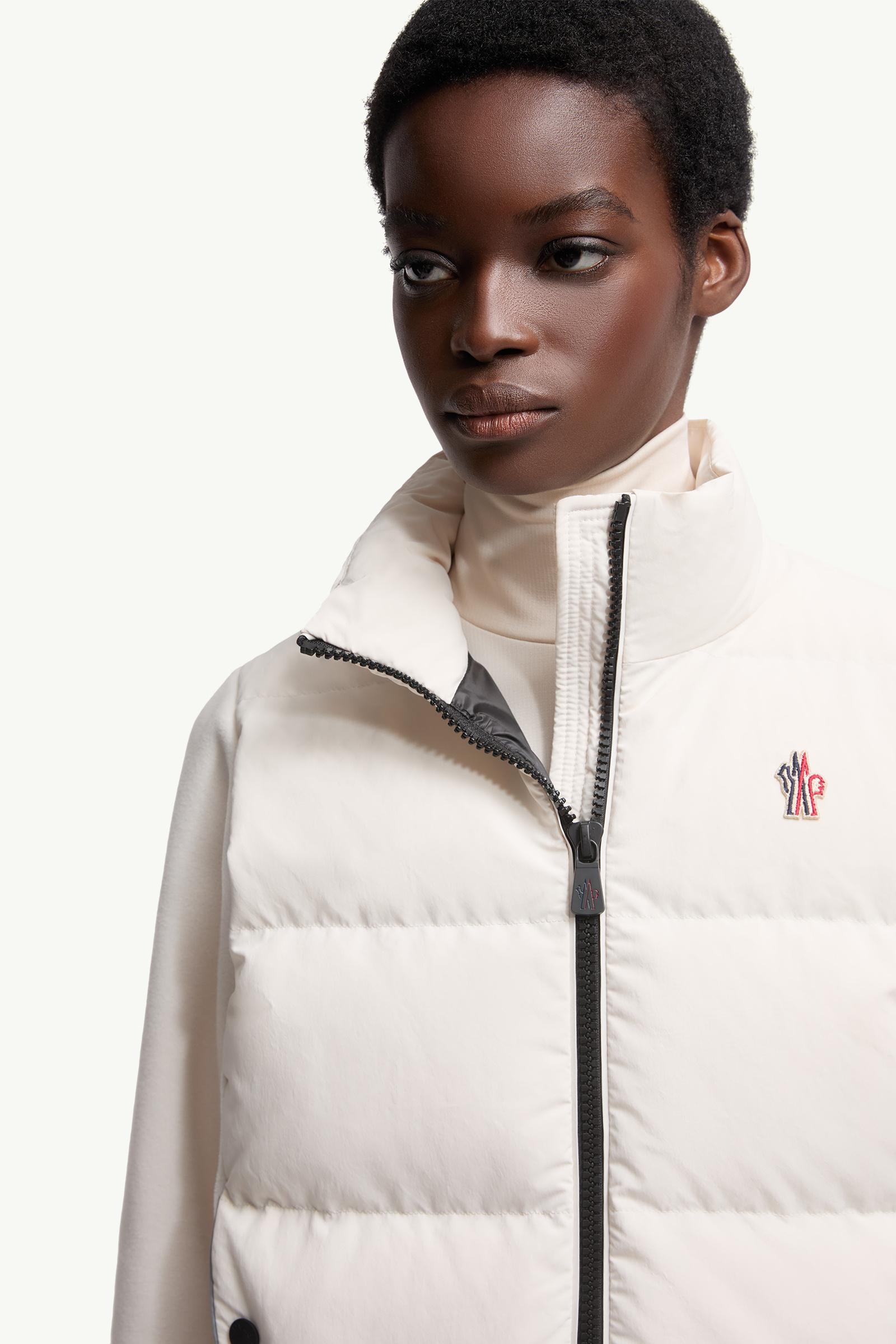 Moncler Polartec® Padded Zip-Up Hoodie White White
