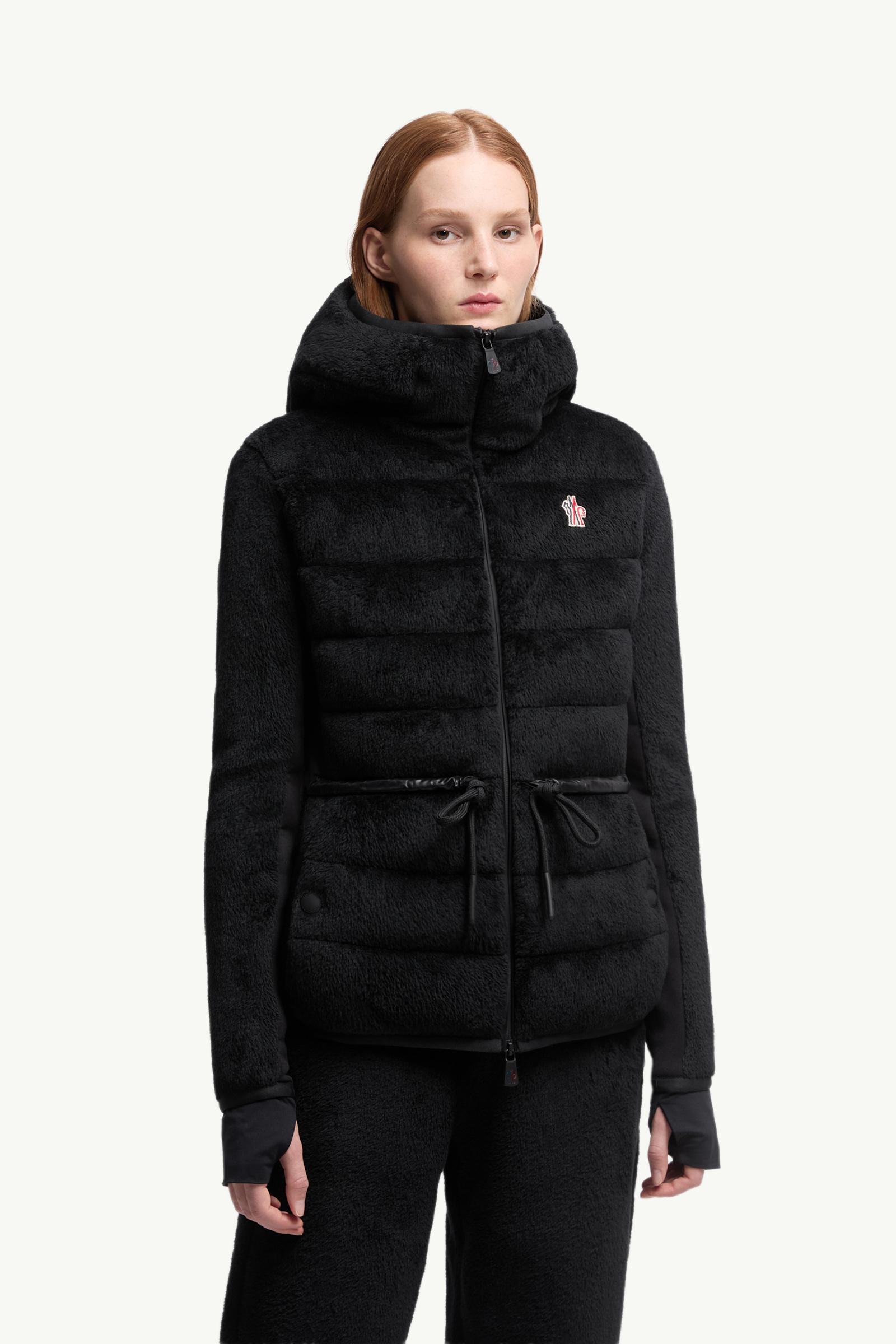 Moncler Polartec® Padded Hoodie Black Black