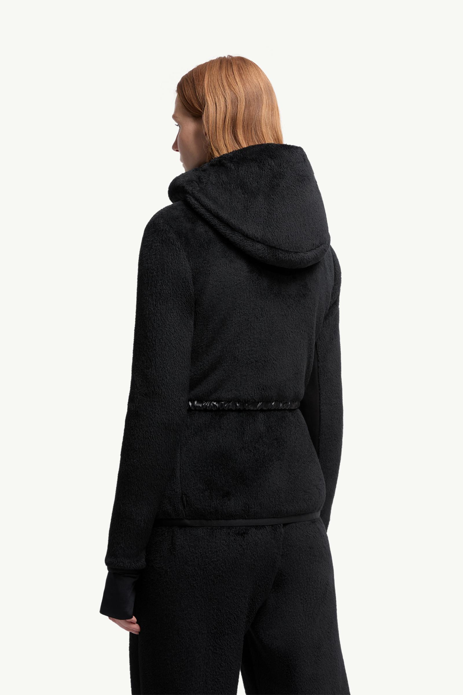 Moncler Polartec® Padded Hoodie Black Black