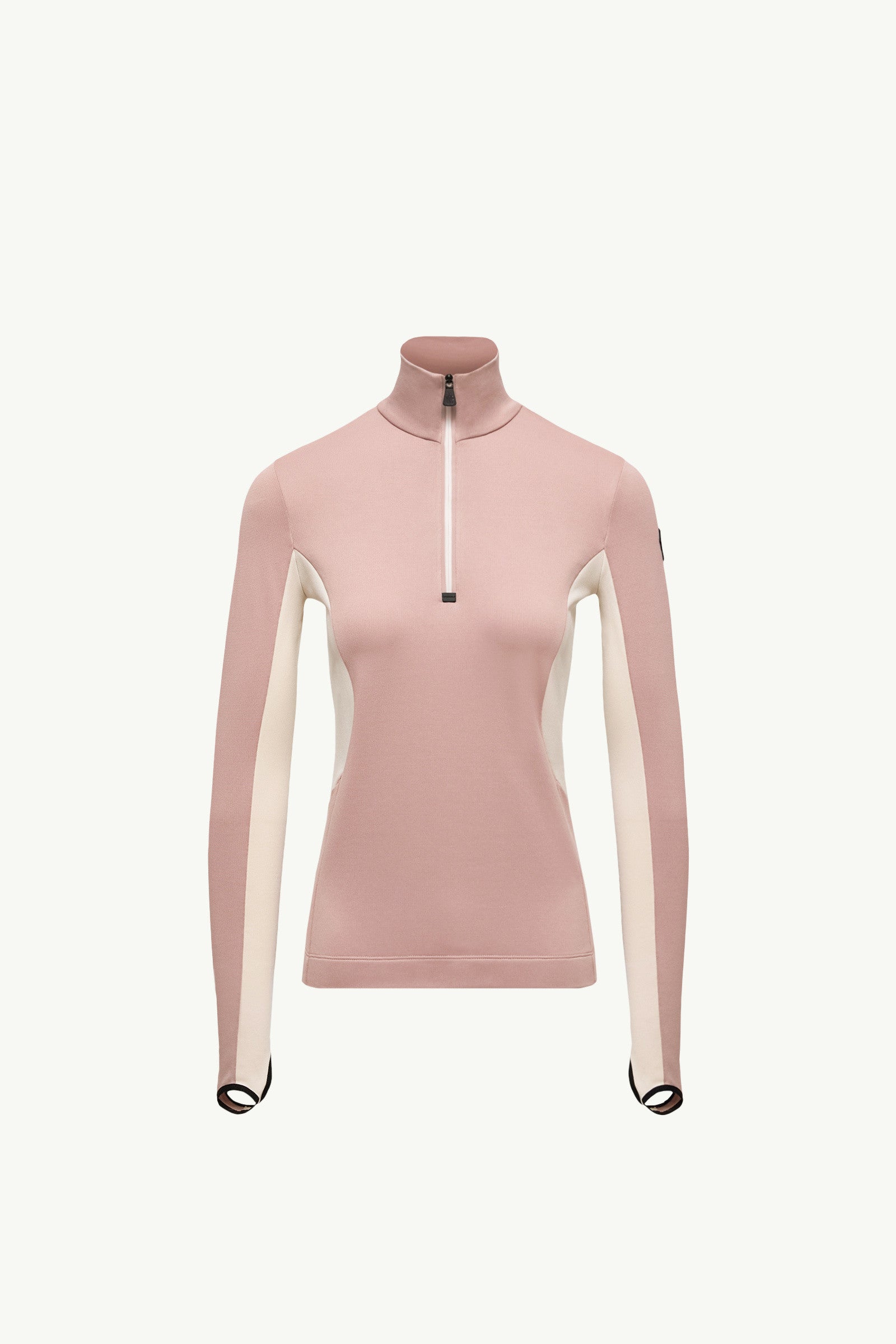 Moncler Polartec® Half-Zip Turtleneck Pink Pink