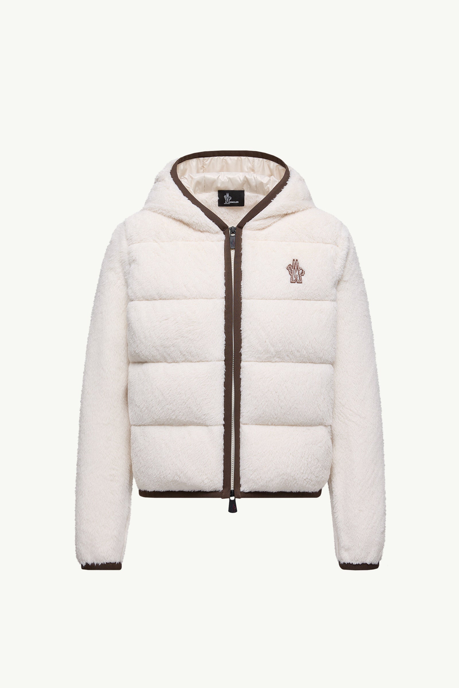 Moncler Padded Polartec® Zip-Up Hoodie White White