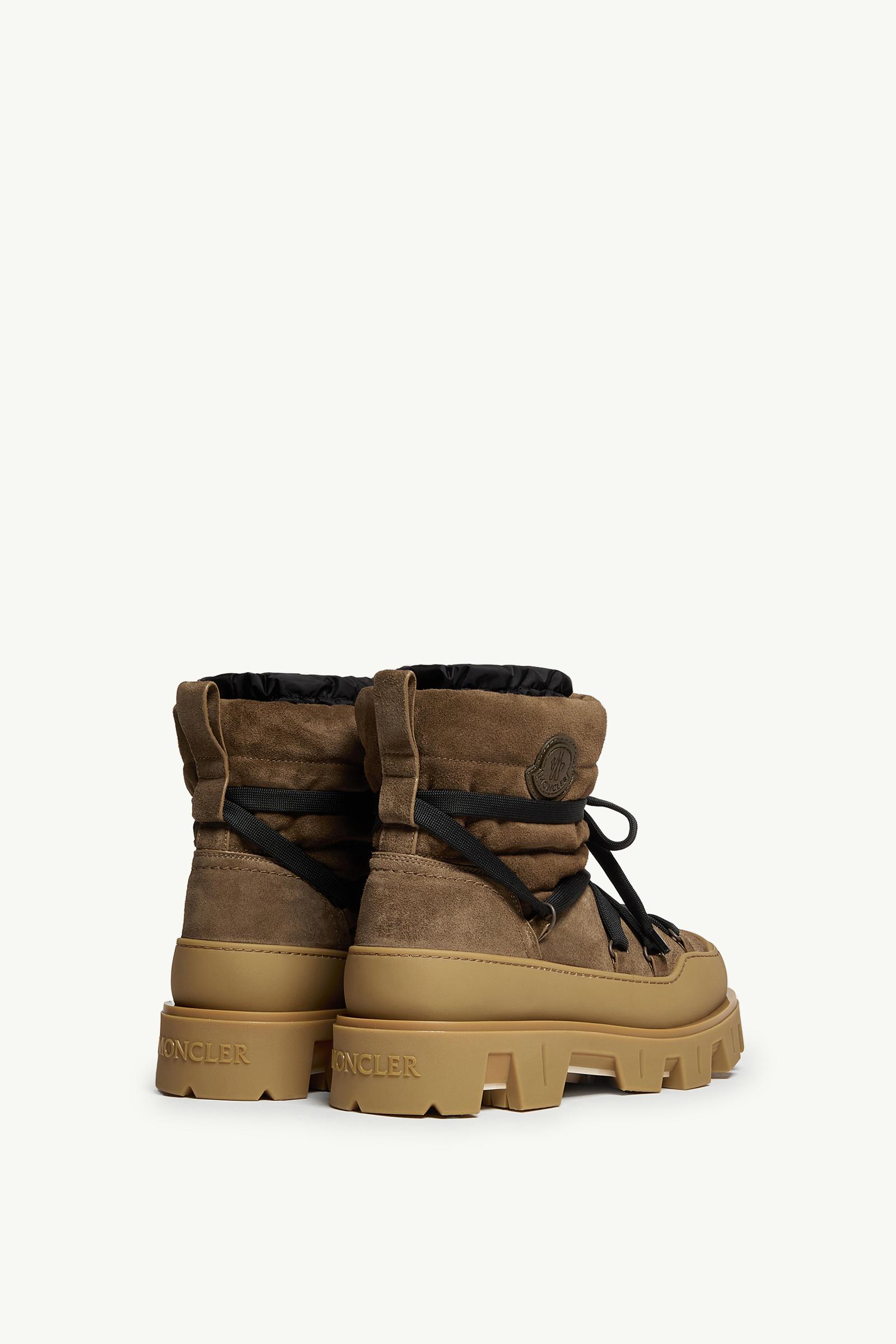 Moncler Peak Aprs Ankle Boots Brown