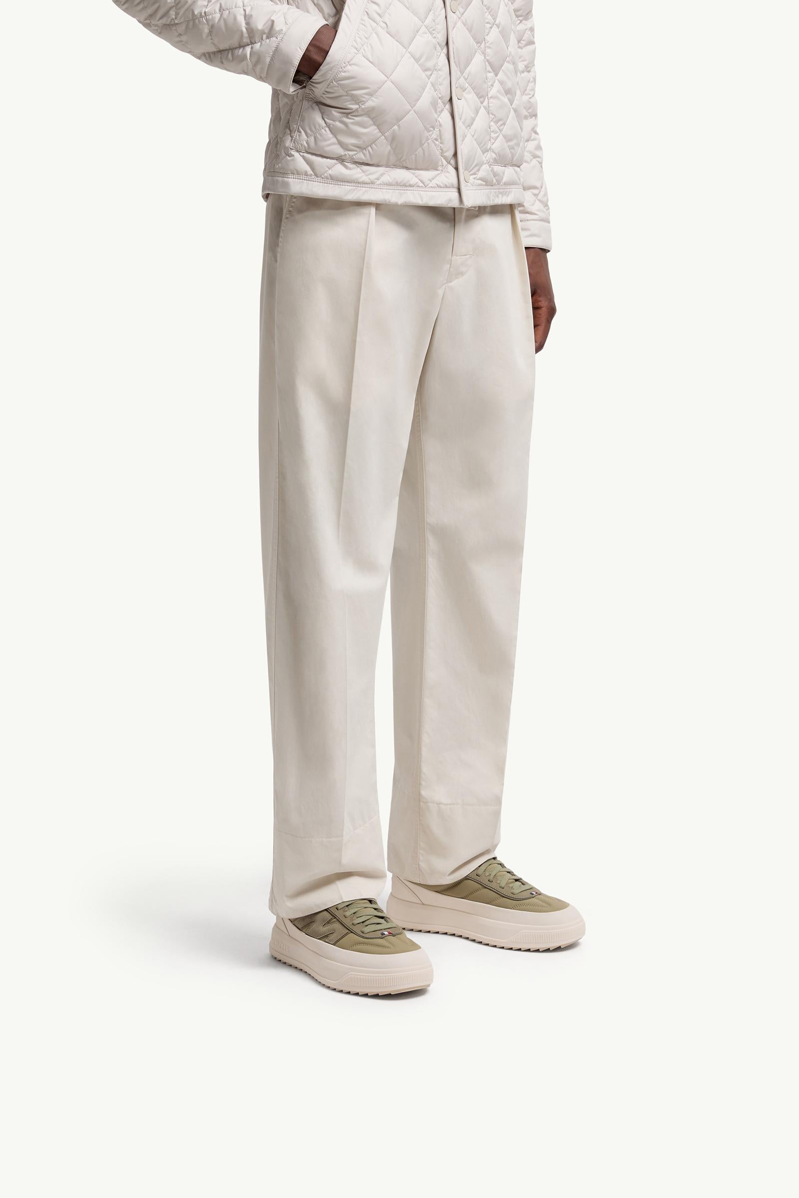 Moncler Moncler Altive Nubuck & Suede Sneakers Sage Green