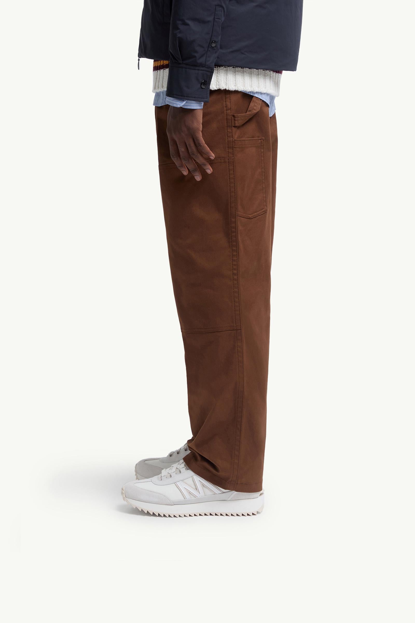 Moncler Pacey2 Suede & Nubuck Sneakers White