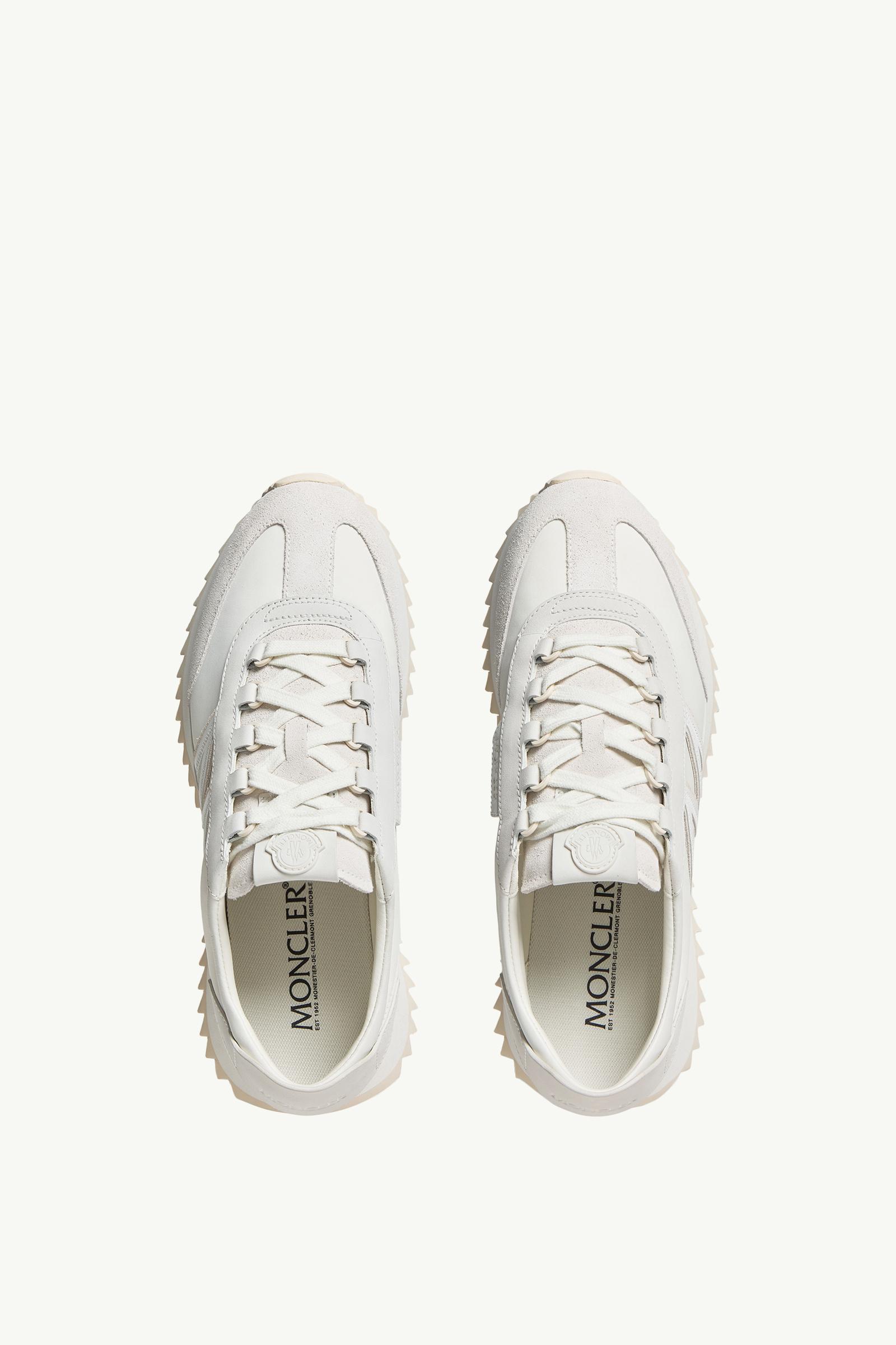 Moncler Pacey2 Suede & Nubuck Sneakers White