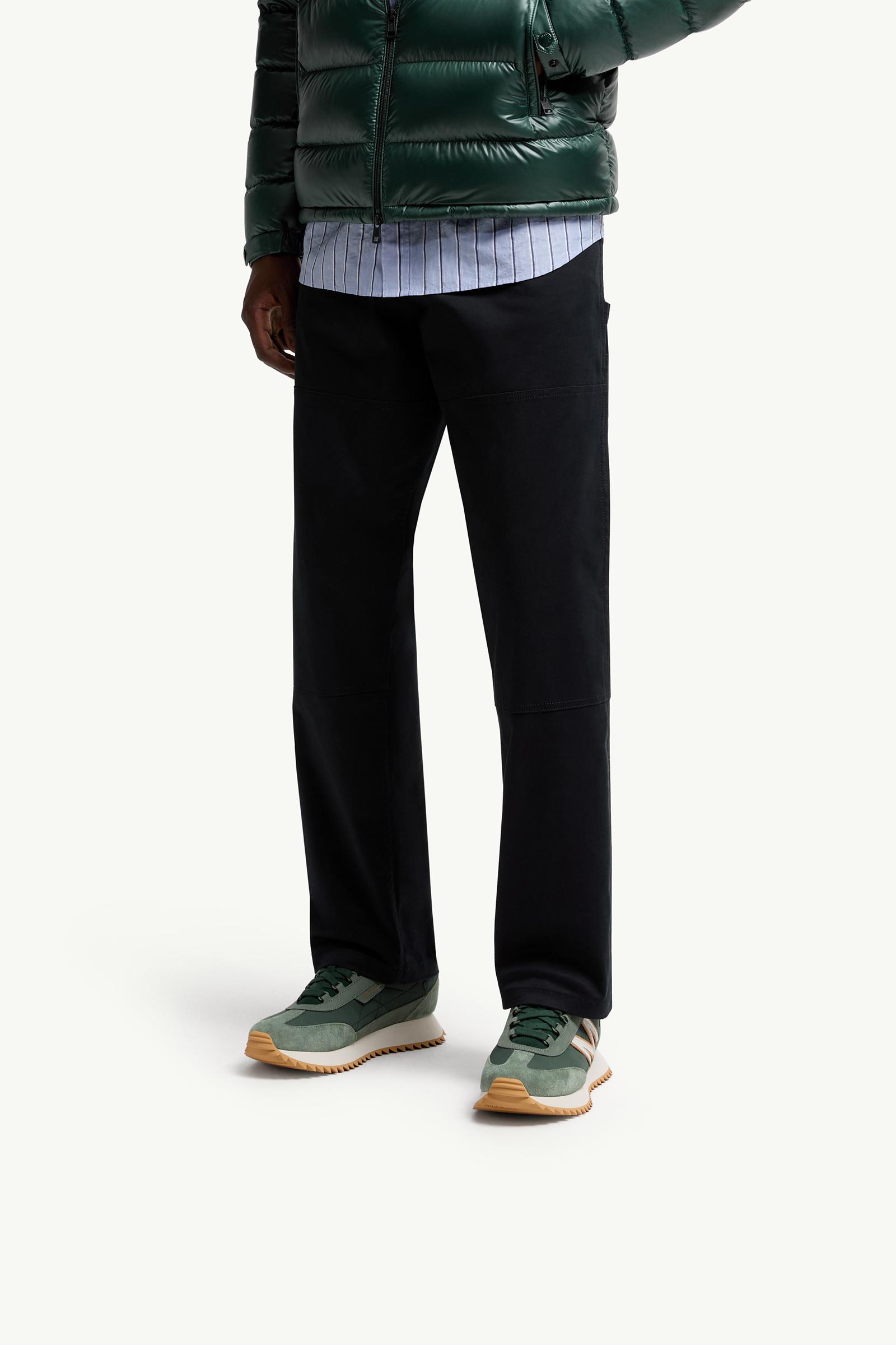 Moncler Pacey2 Suede & Nubuck Sneakers Green