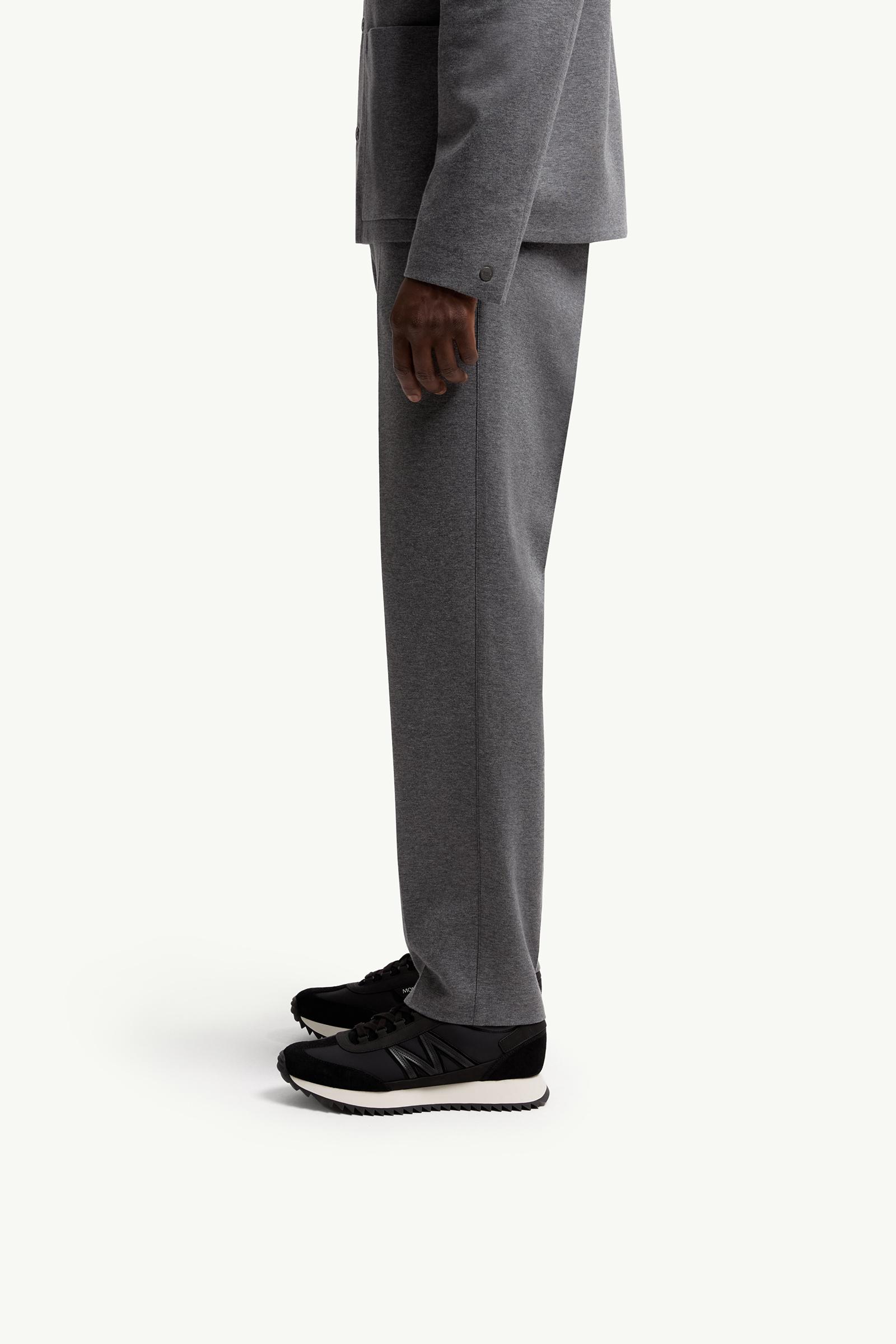 Moncler Pacey2 Suede & Nubuck Sneakers Black