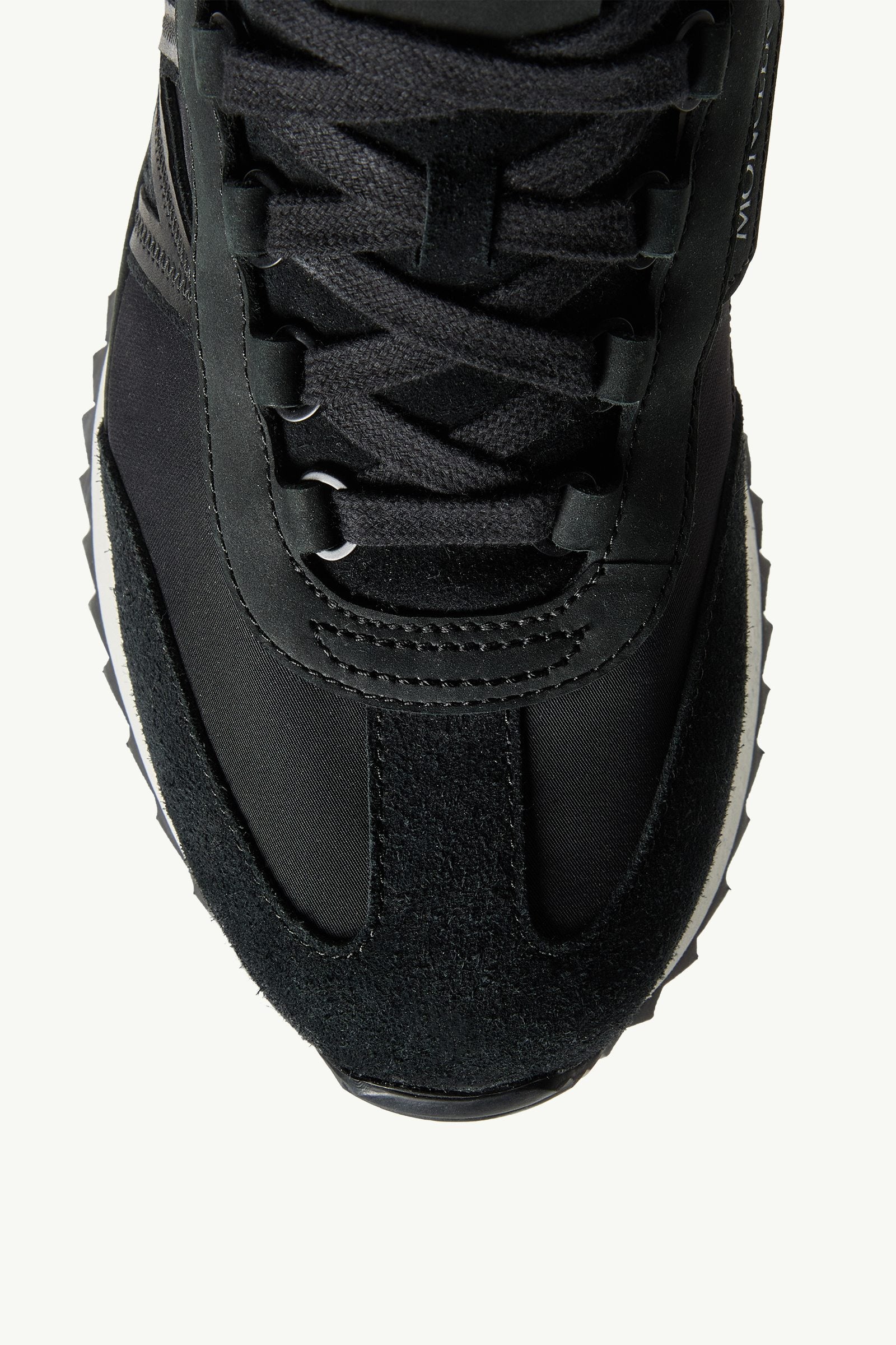 Moncler Pacey2 Suede & Nubuck Sneakers Black