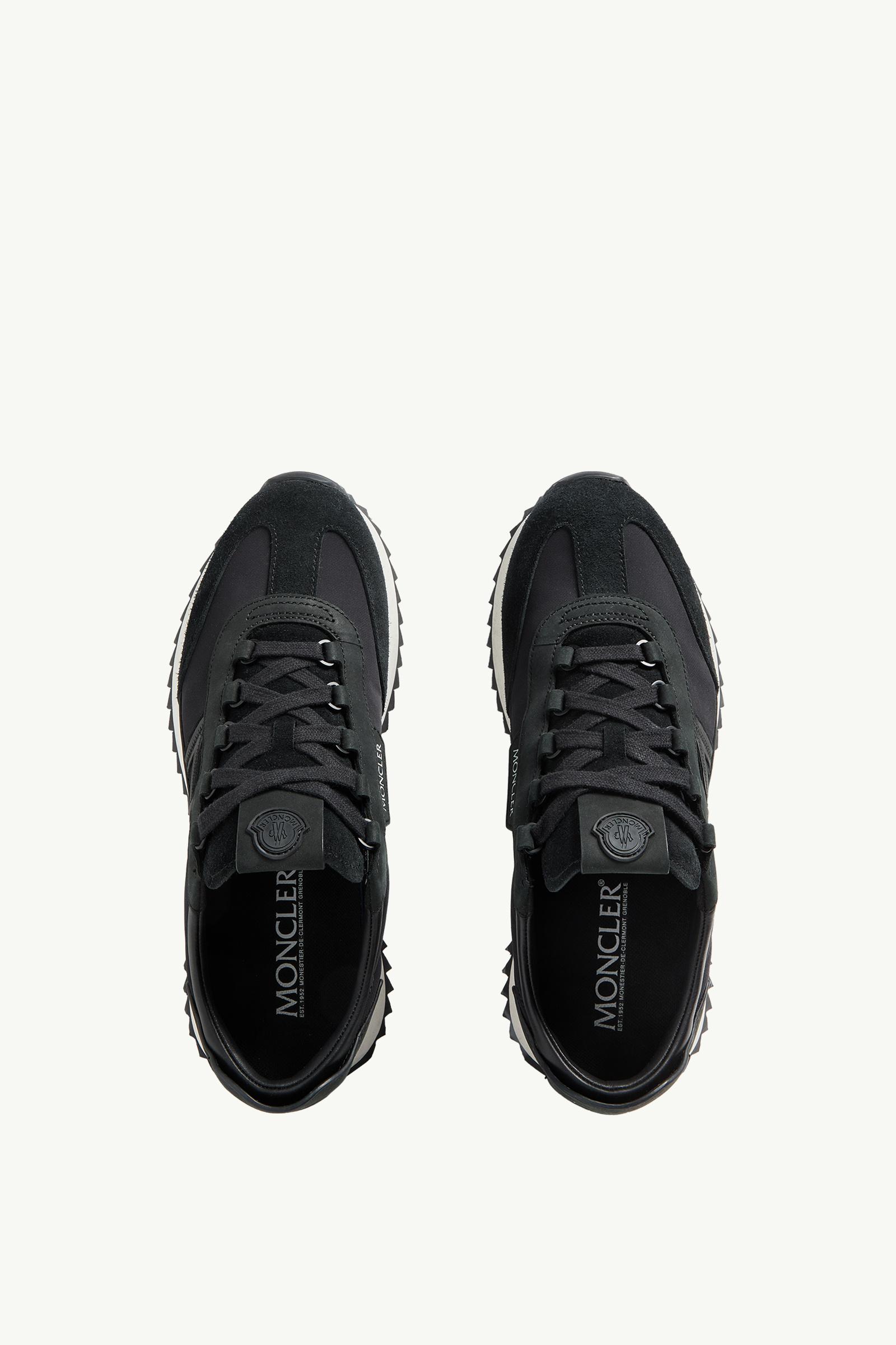 Moncler Pacey2 Suede & Nubuck Sneakers Black
