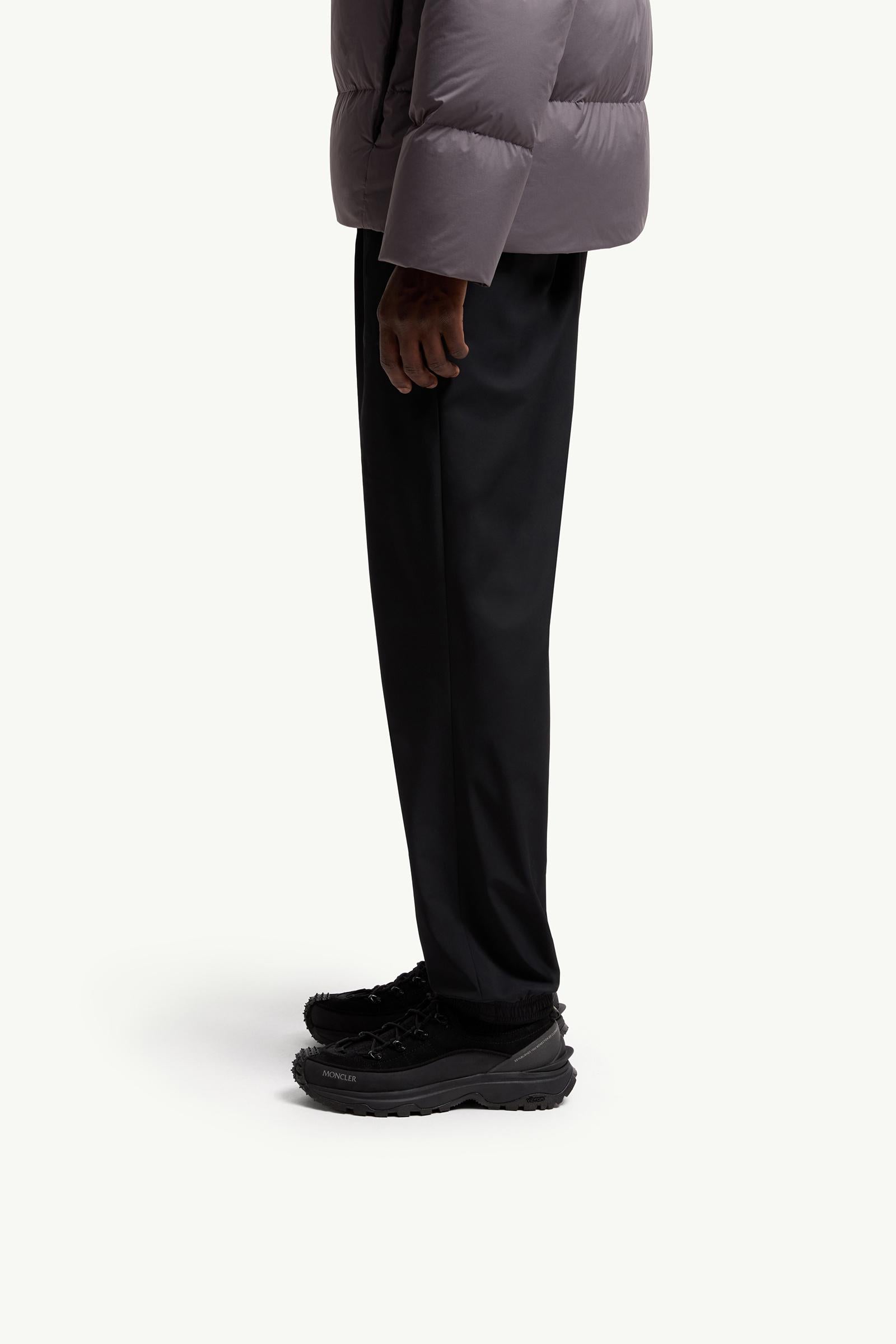 Moncler Trailgrip Lite3 Nubuck & Suede Sneakers Black