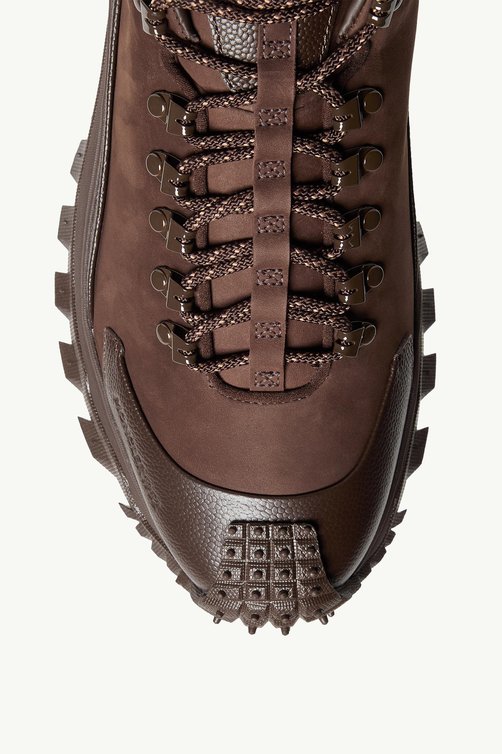 Moncler Trailgrip APEX2GTX Nubuck & Leather Sneakers Brown