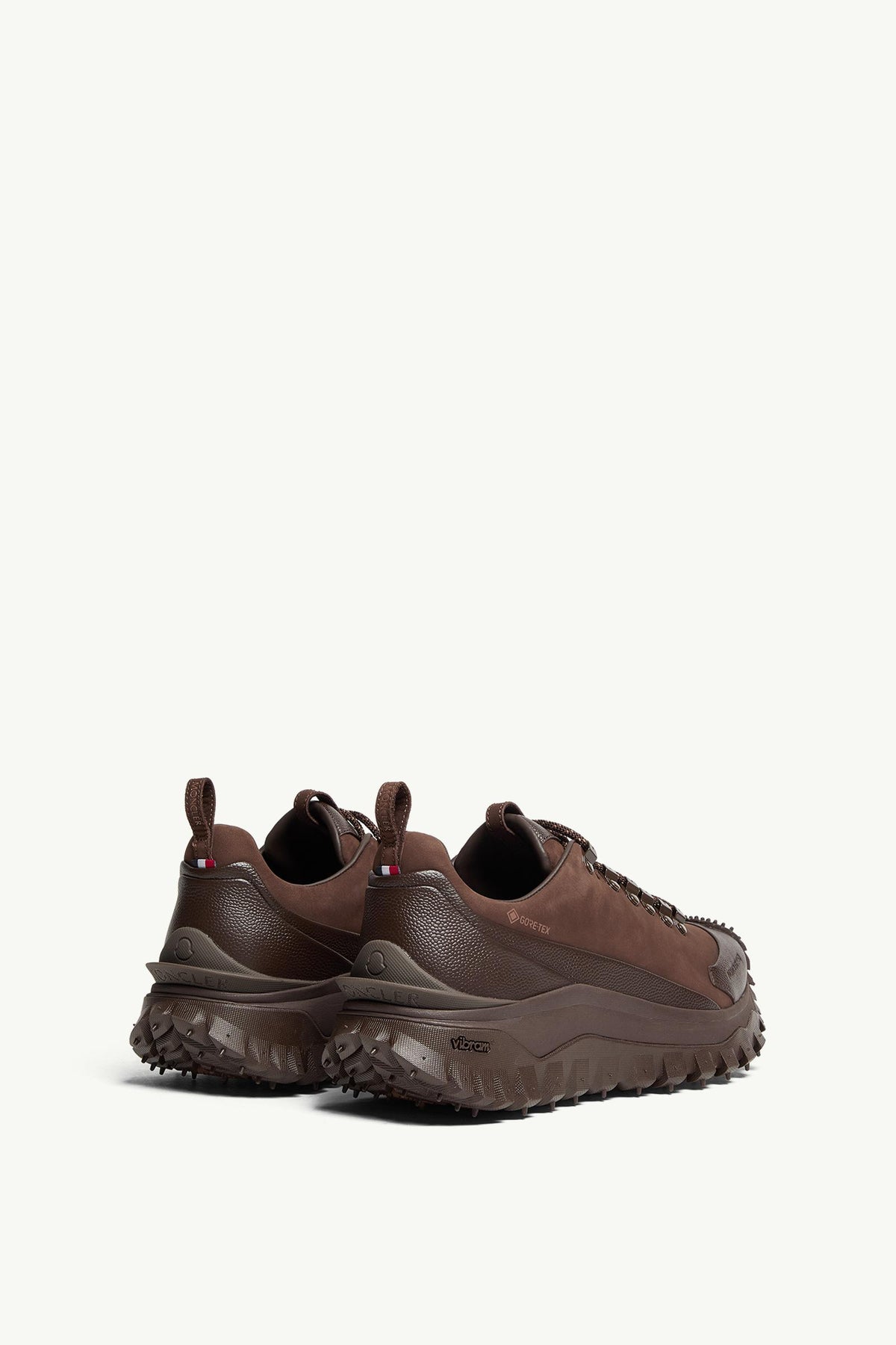 Moncler Trailgrip APEX2GTX Nubuck & Leather Sneakers Brown