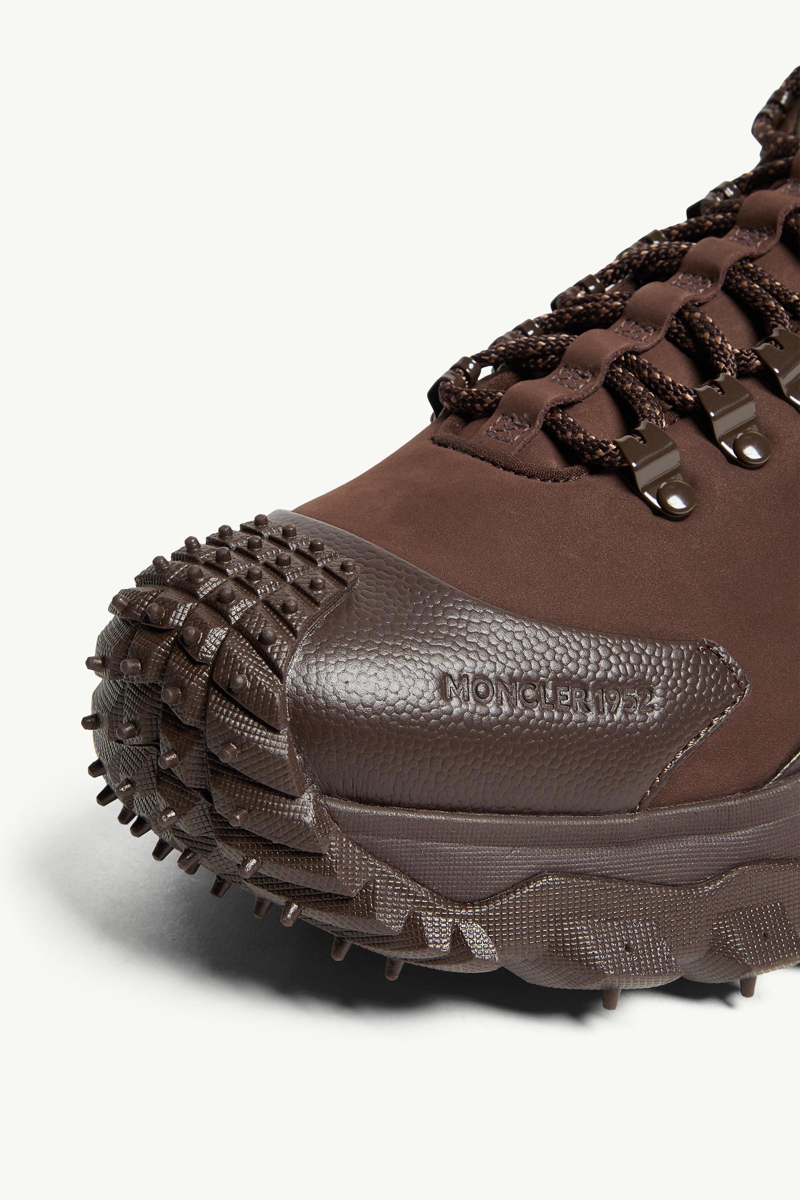 Moncler Trailgrip APEX2GTX Nubuck & Leather Sneakers Brown