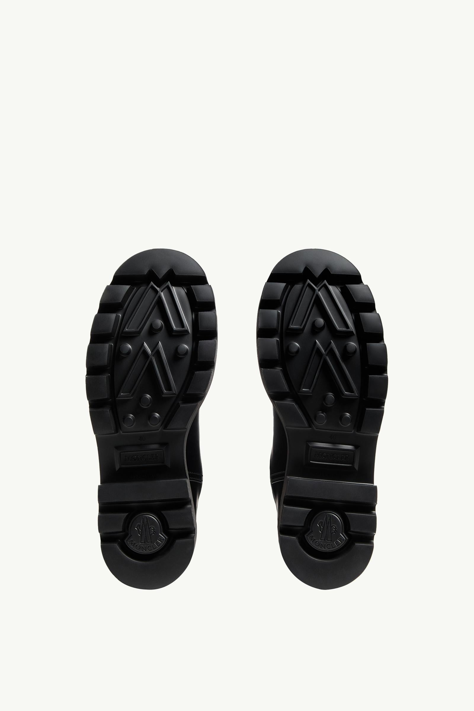 Moncler Kickstream High Rain Boots Black