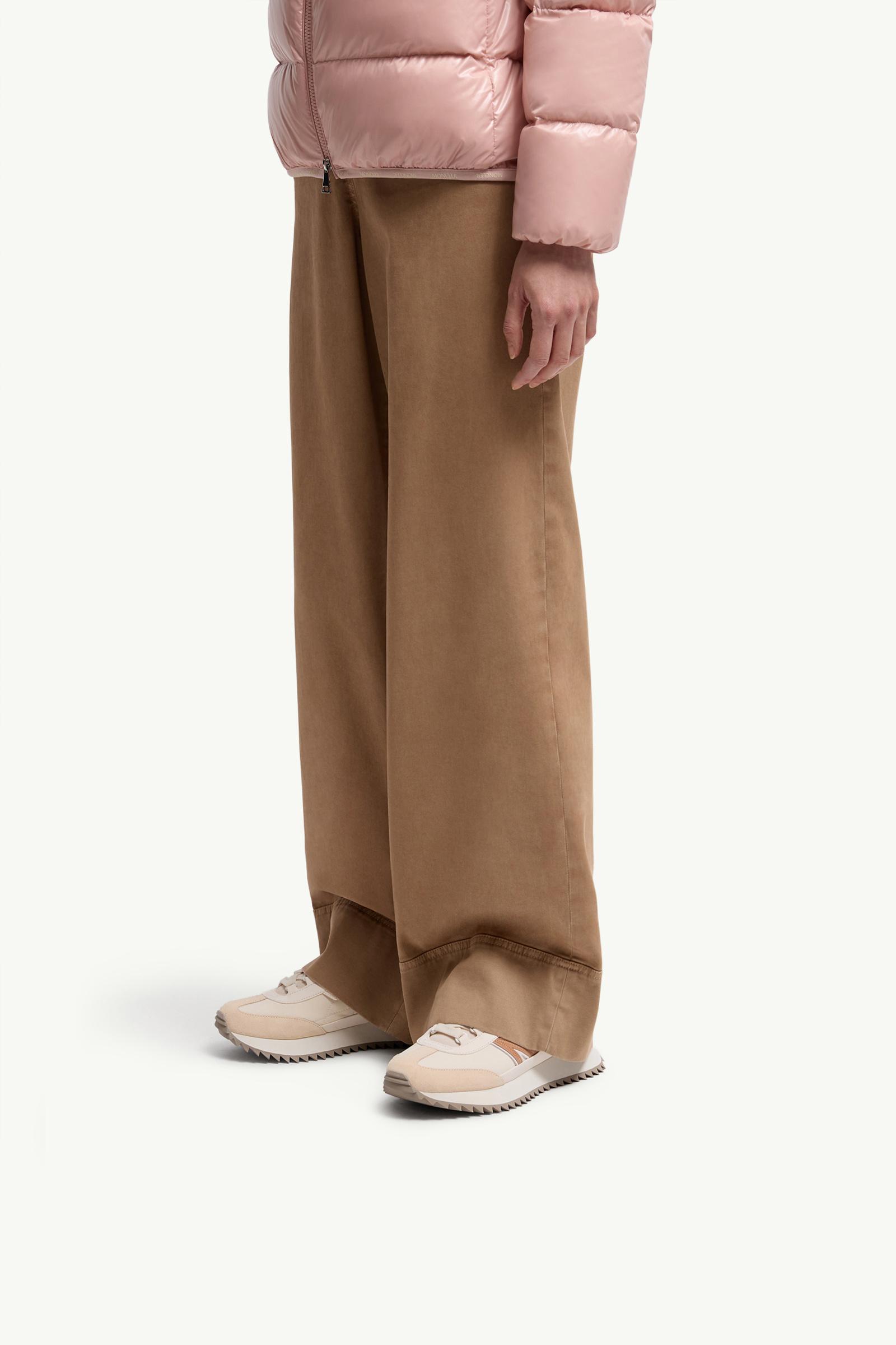 Moncler Pacey2 Suede & Nubuck Sneakers Light Beige