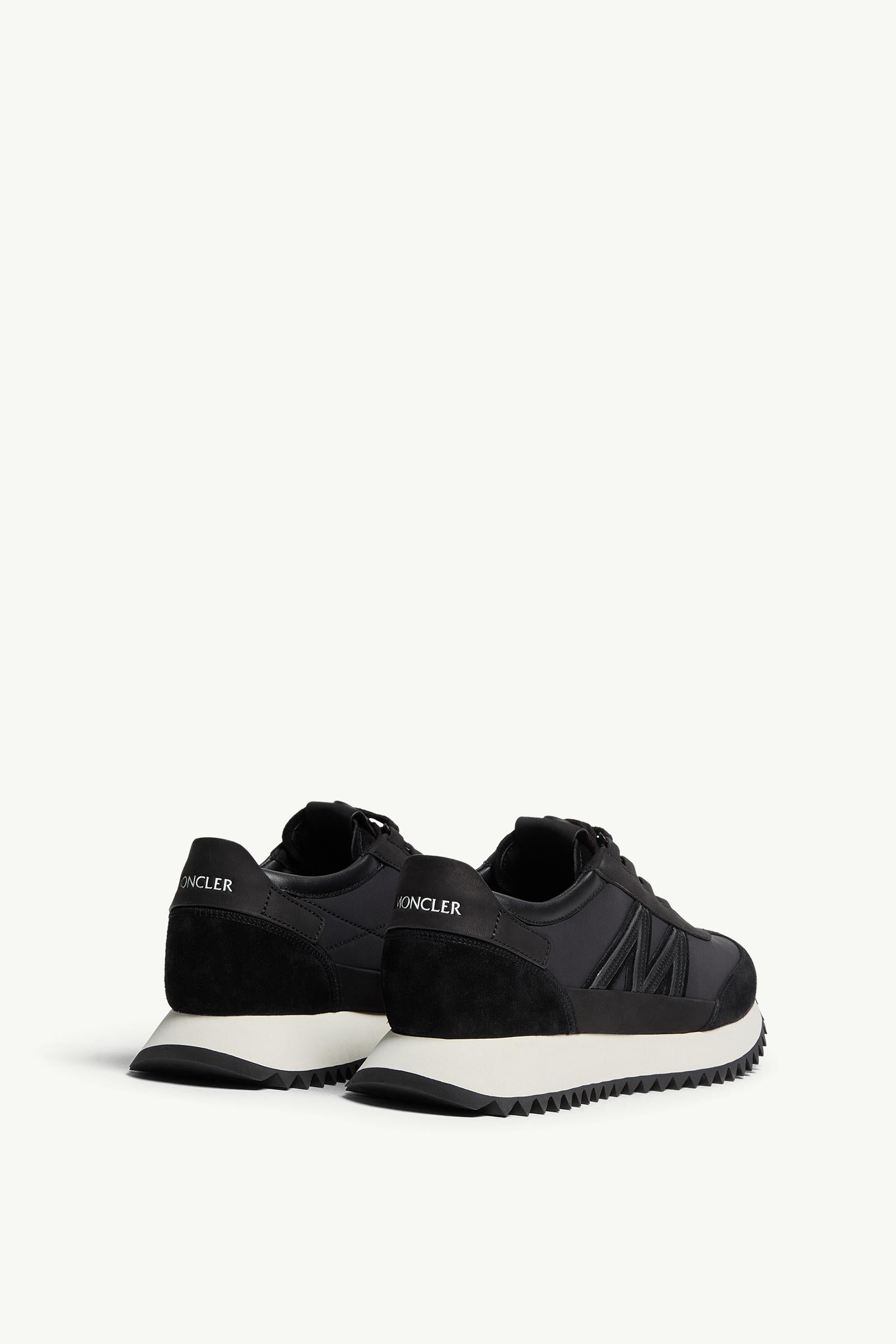 Moncler Pacey2 Suede & Nubuck Sneakers Black