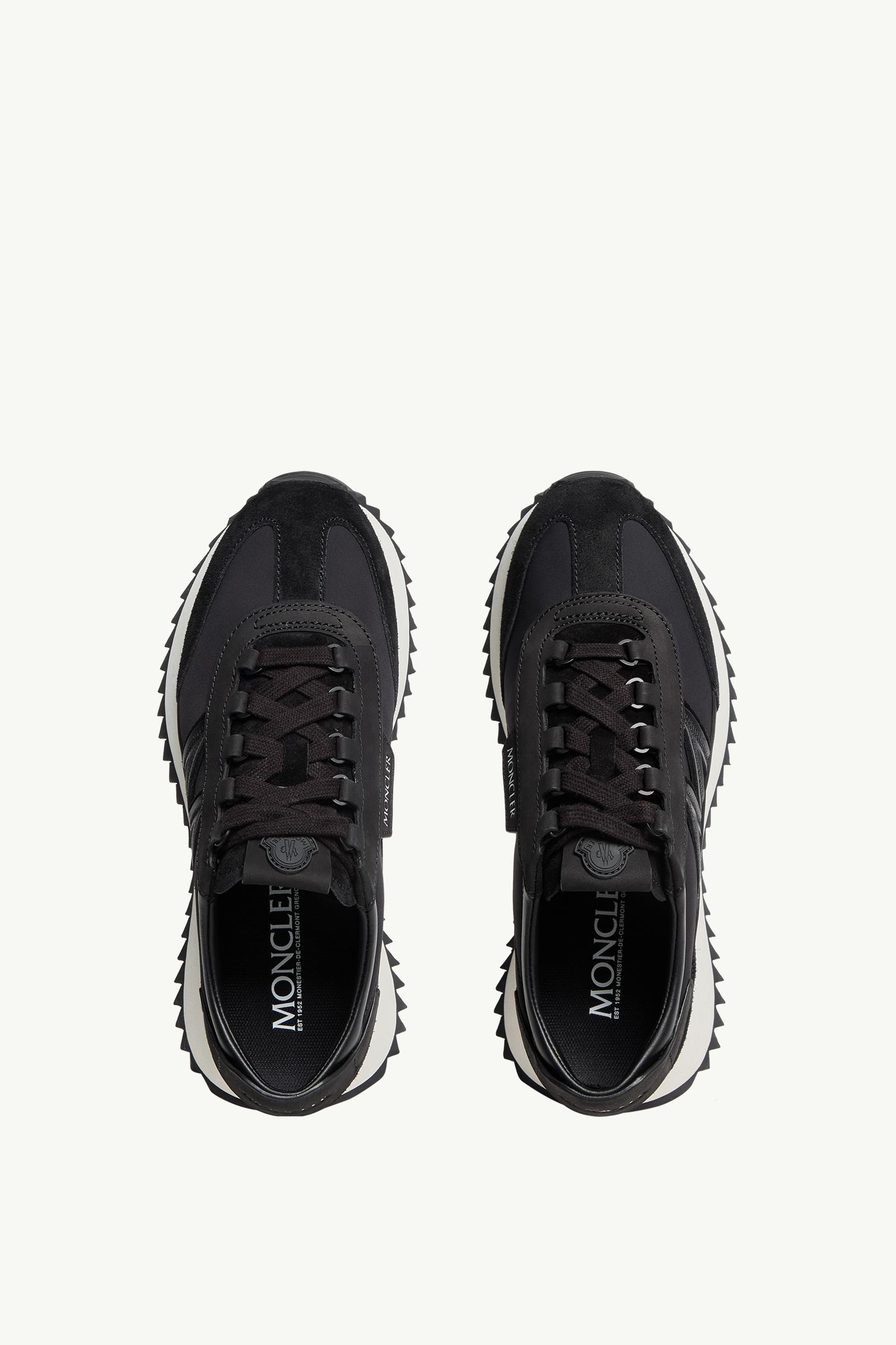 Moncler Pacey2 Suede & Nubuck Sneakers Black