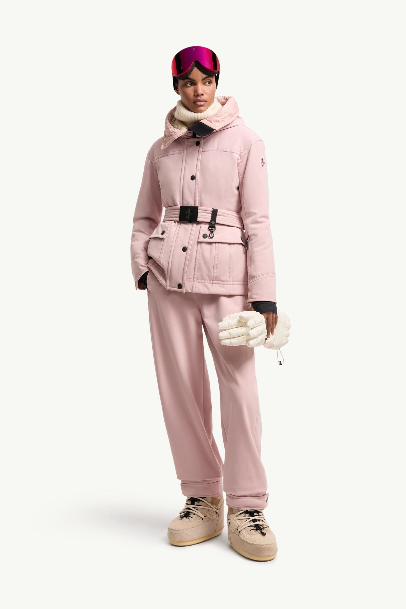 Moncler Technical Twill Pants Pink Pink