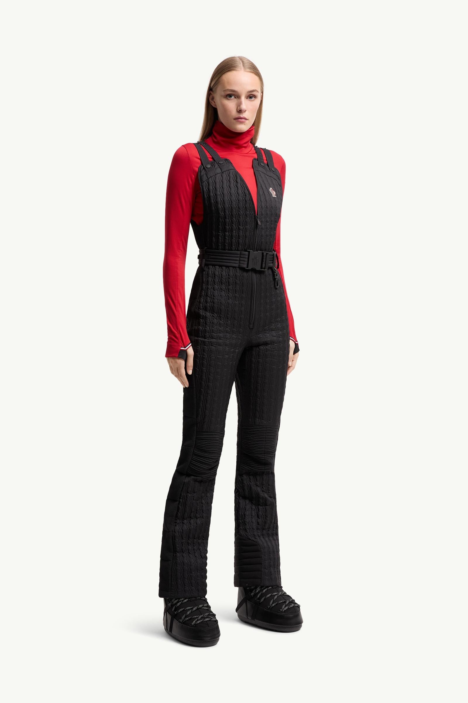 Moncler Insulated Ski Suit Black Black