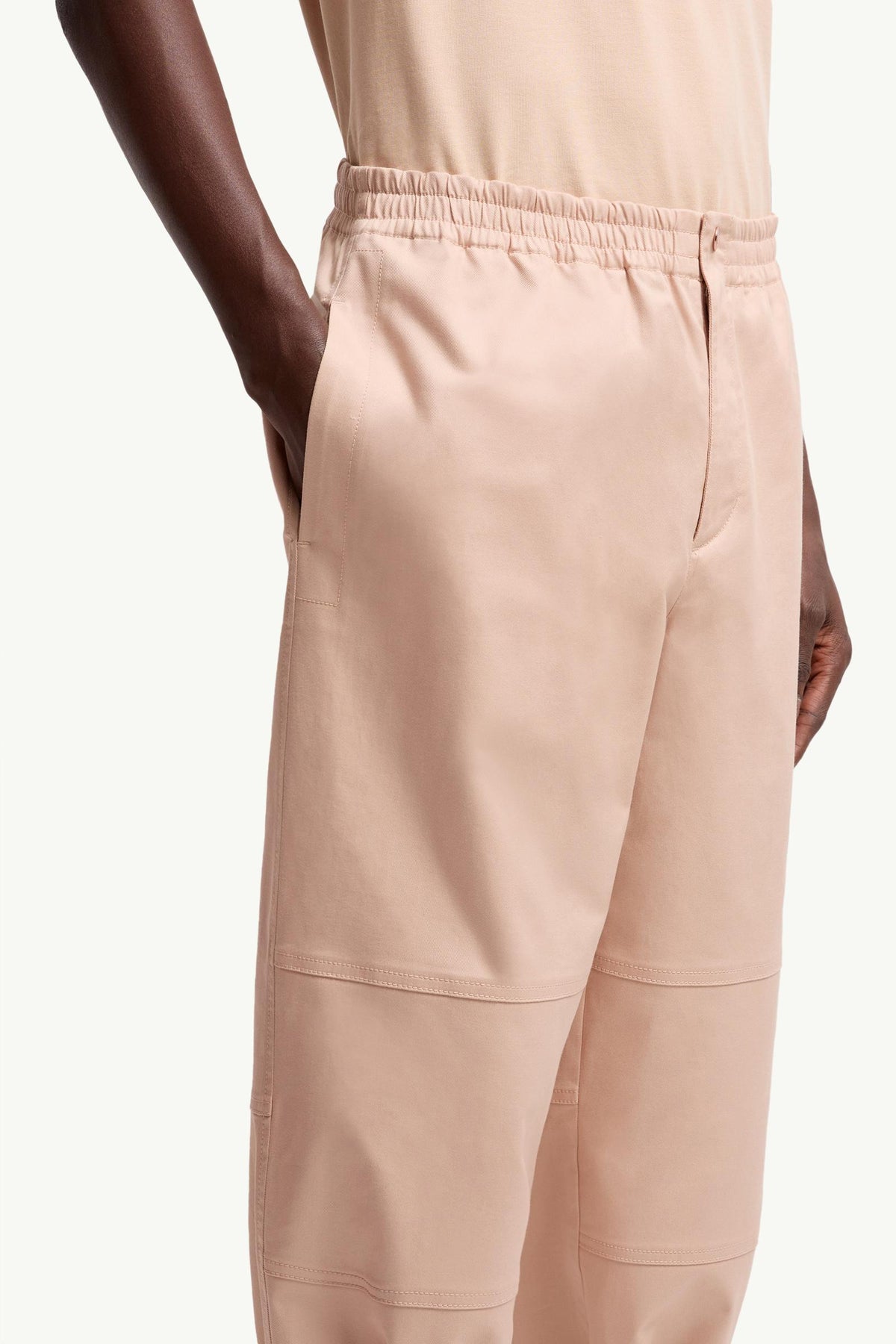 Moncler Moncler X Gilga Farm By Donald Glover Cotton Gabardine Pants Peach Pink Peach Pink